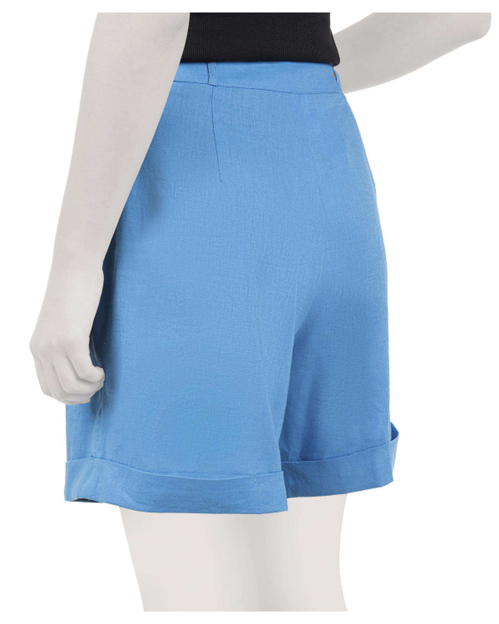 شلوارک زنانه آبی سوپردرای Superdry کد W19S53301C
