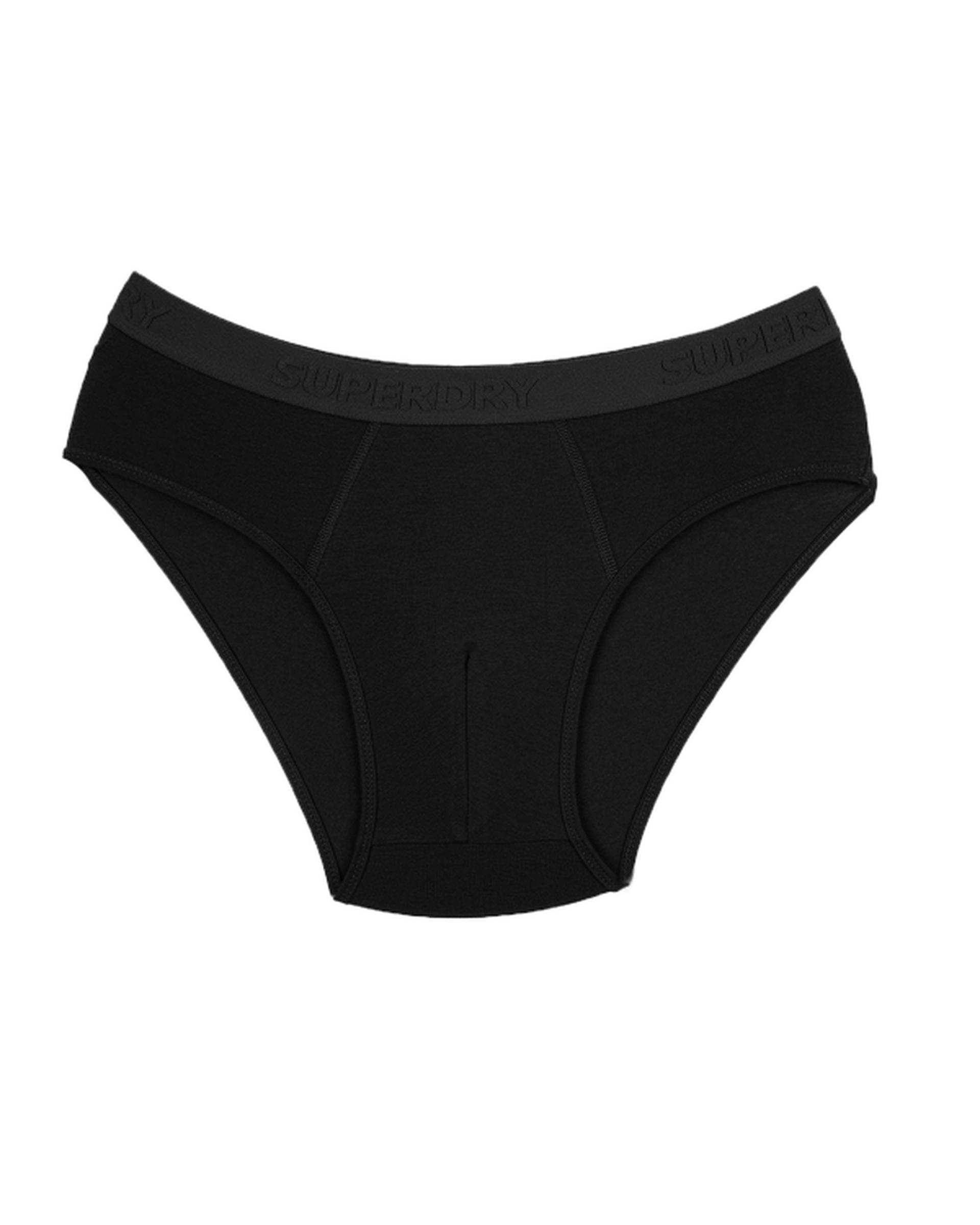 شورت مردانه اسلیپ مشکی طوسی سوپردرای Superdry کد M22S53002X بسته دو عددی