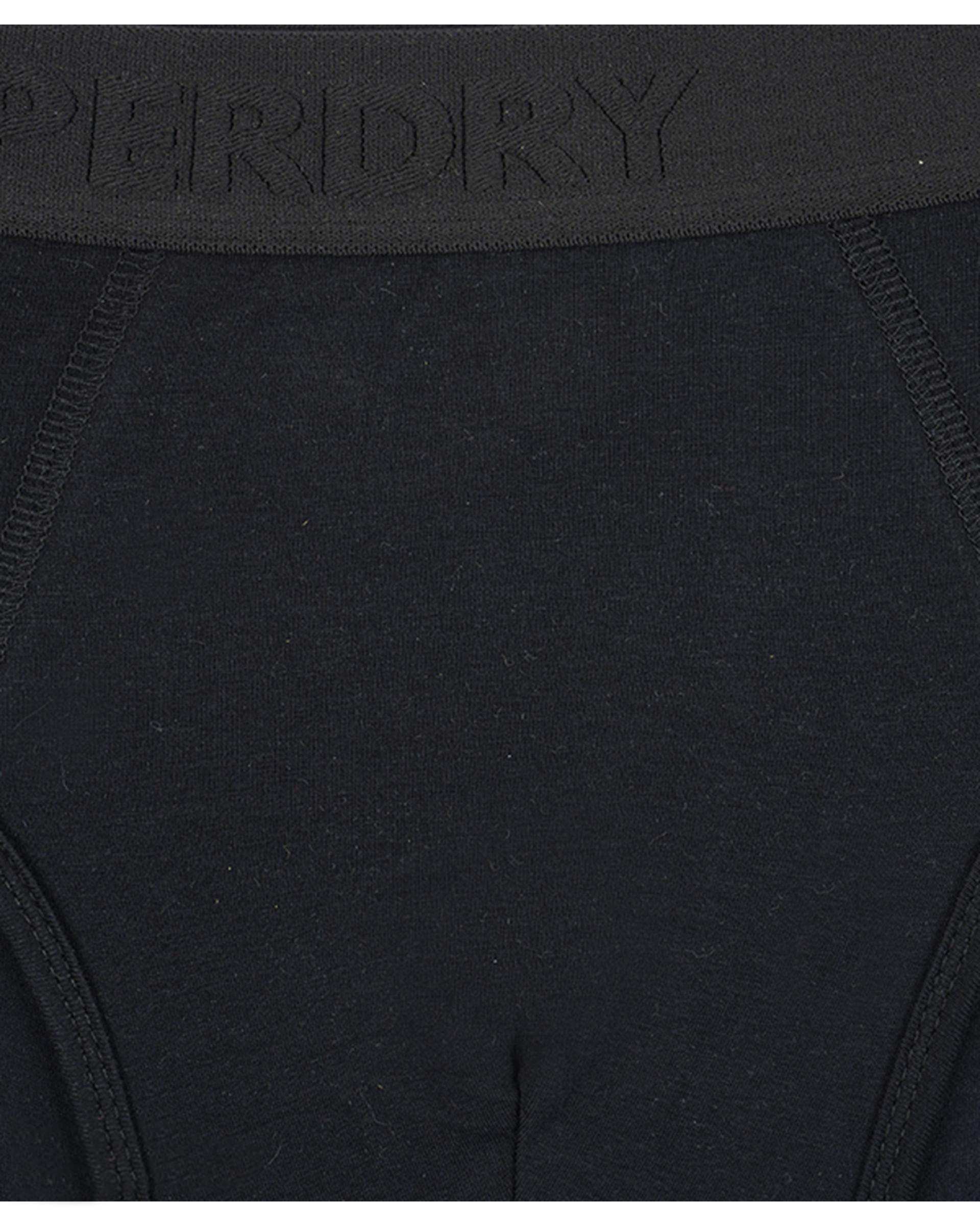 شورت مردانه اسلیپ مشکی طوسی سوپردرای Superdry کد M22S53002X بسته دو عددی