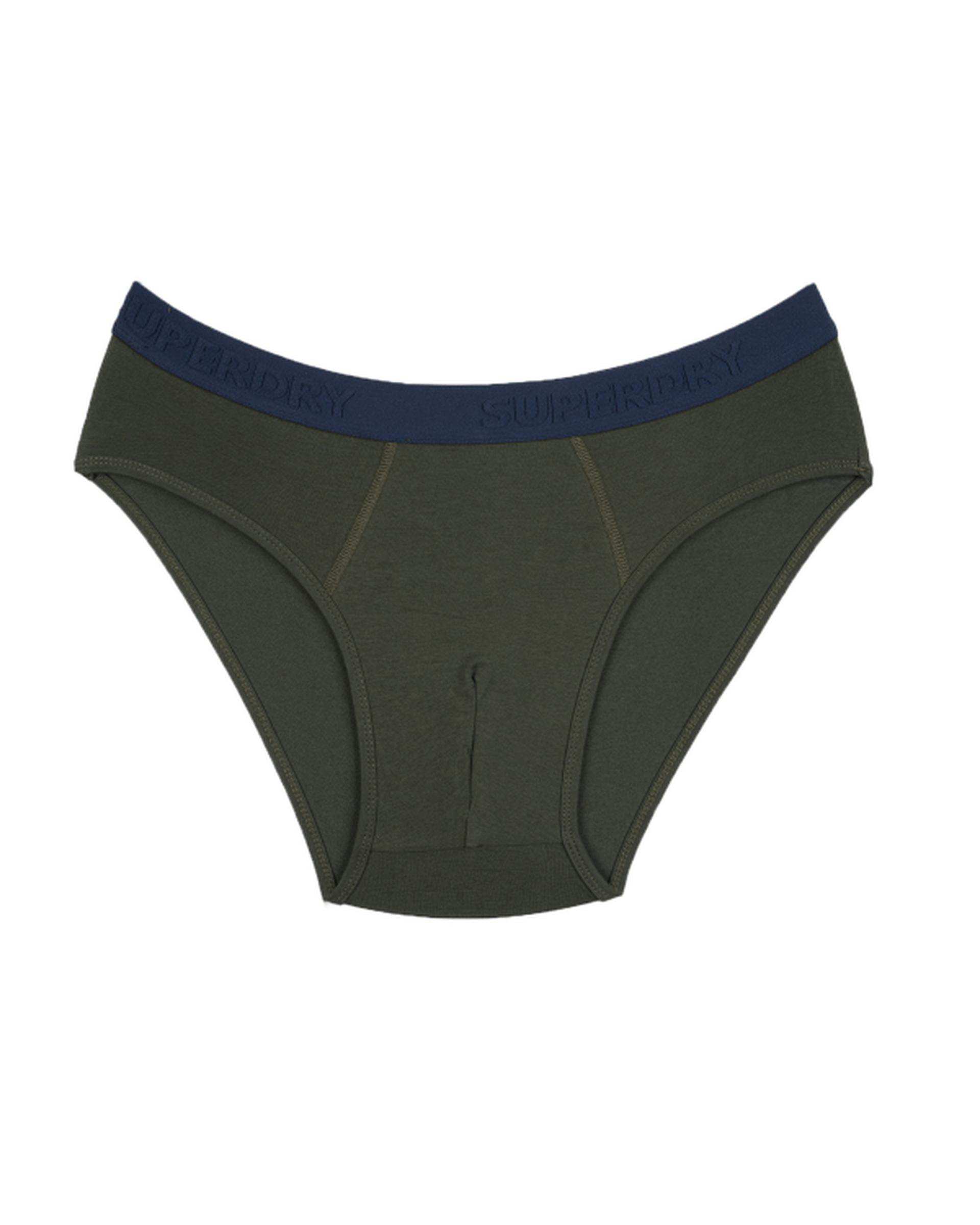 شورت مردانه اسلیپ سبز طوسی سوپردرای Superdry کد M22S53002X بسته دو عددی