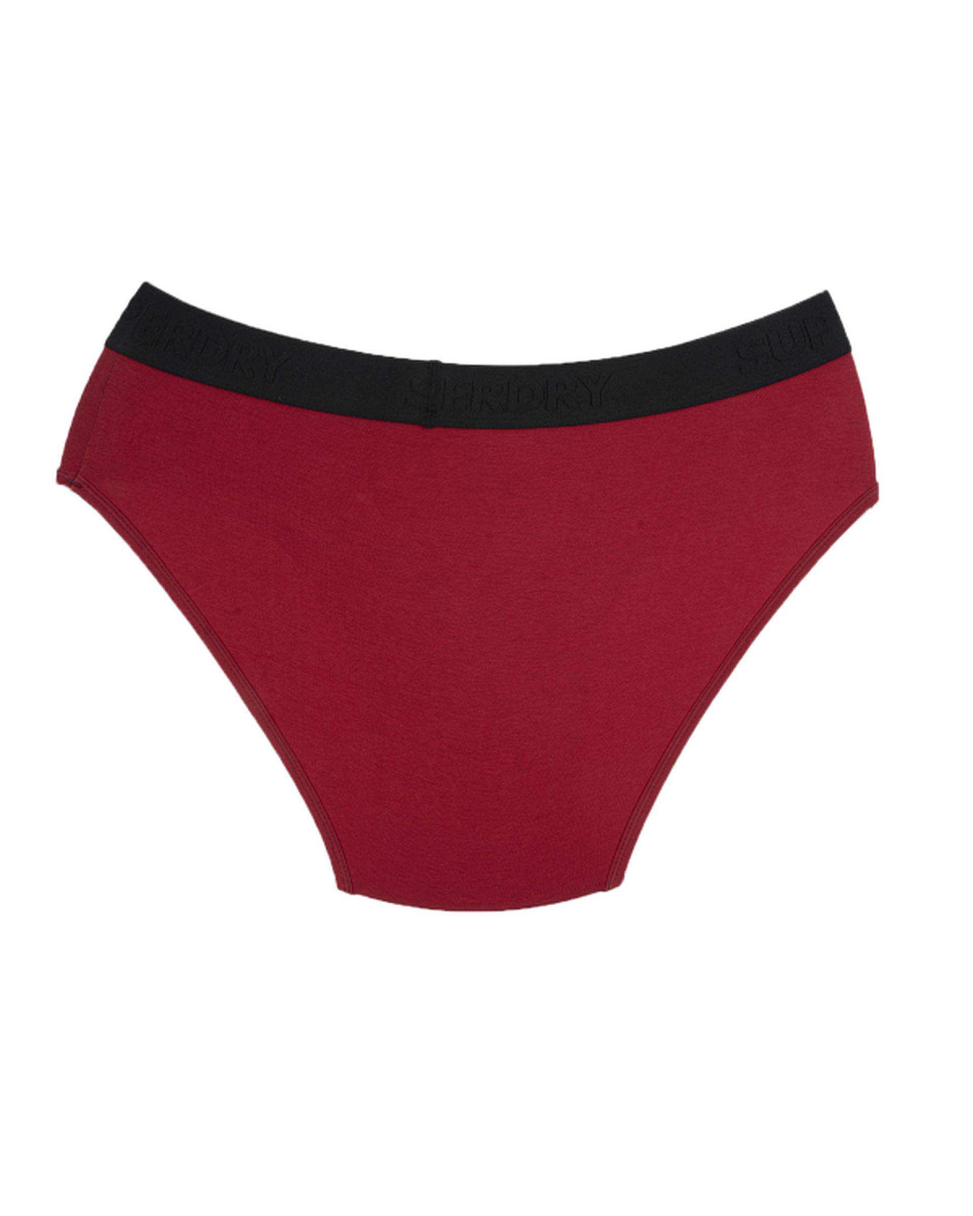 شورت مردانه اسلیپ زرشکی مشکی سوپردرای Superdry کد M22S53002X بسته دو عددی
