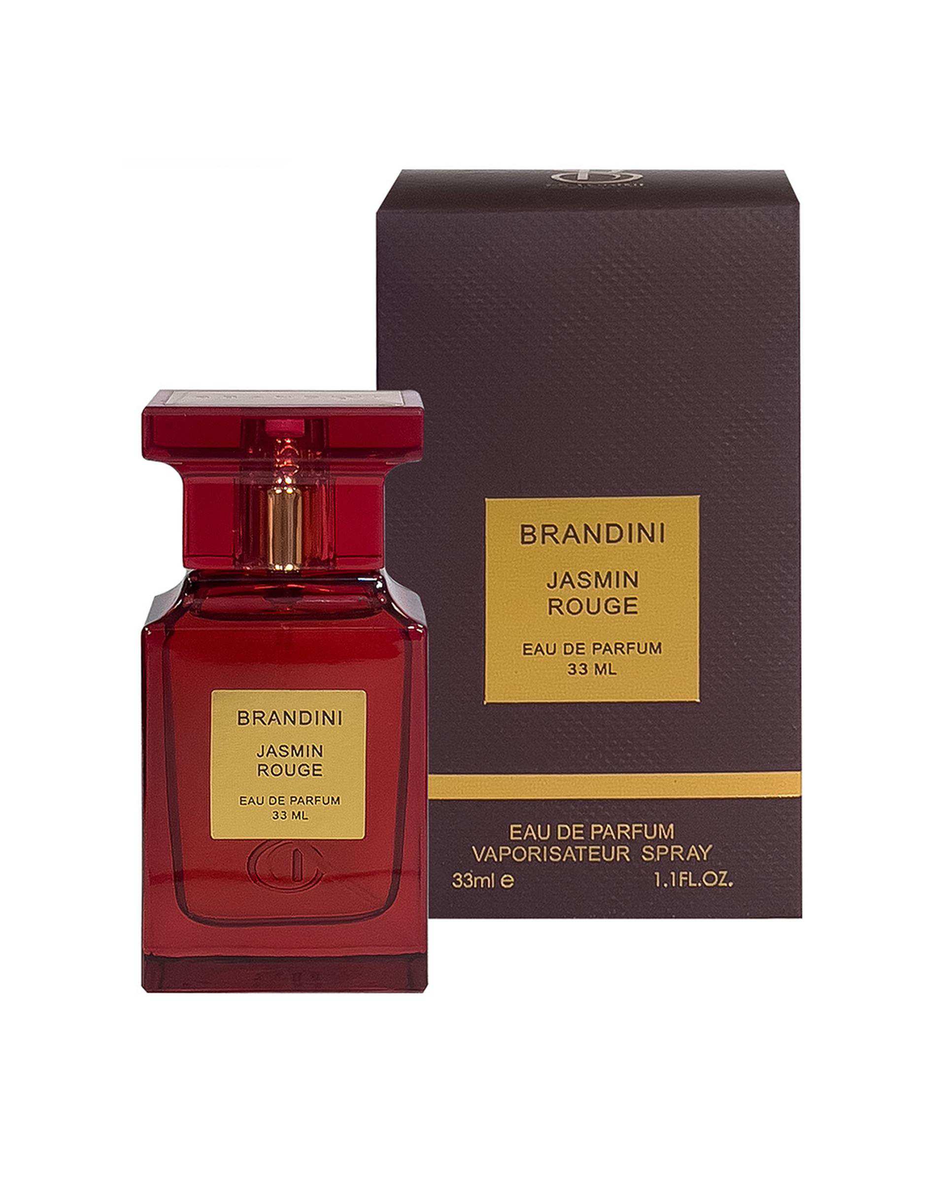 عطر جیبی زنانه برندینی Brandini مدل جاسمین رژ Jasmin Rouge حجم 33ml