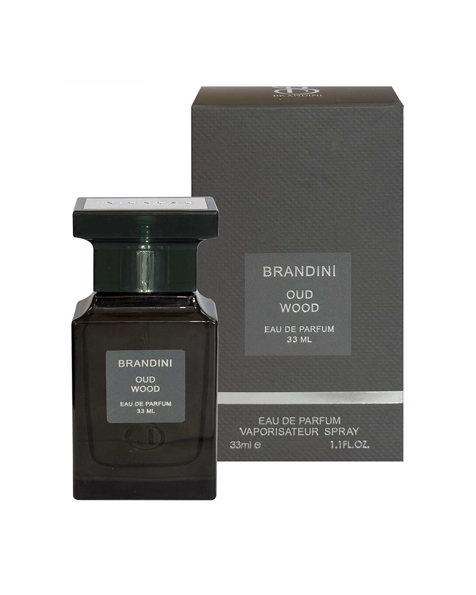 عطر جیبی برندینی Brandini مدل عود وود Oud Wood حجم 33ml
