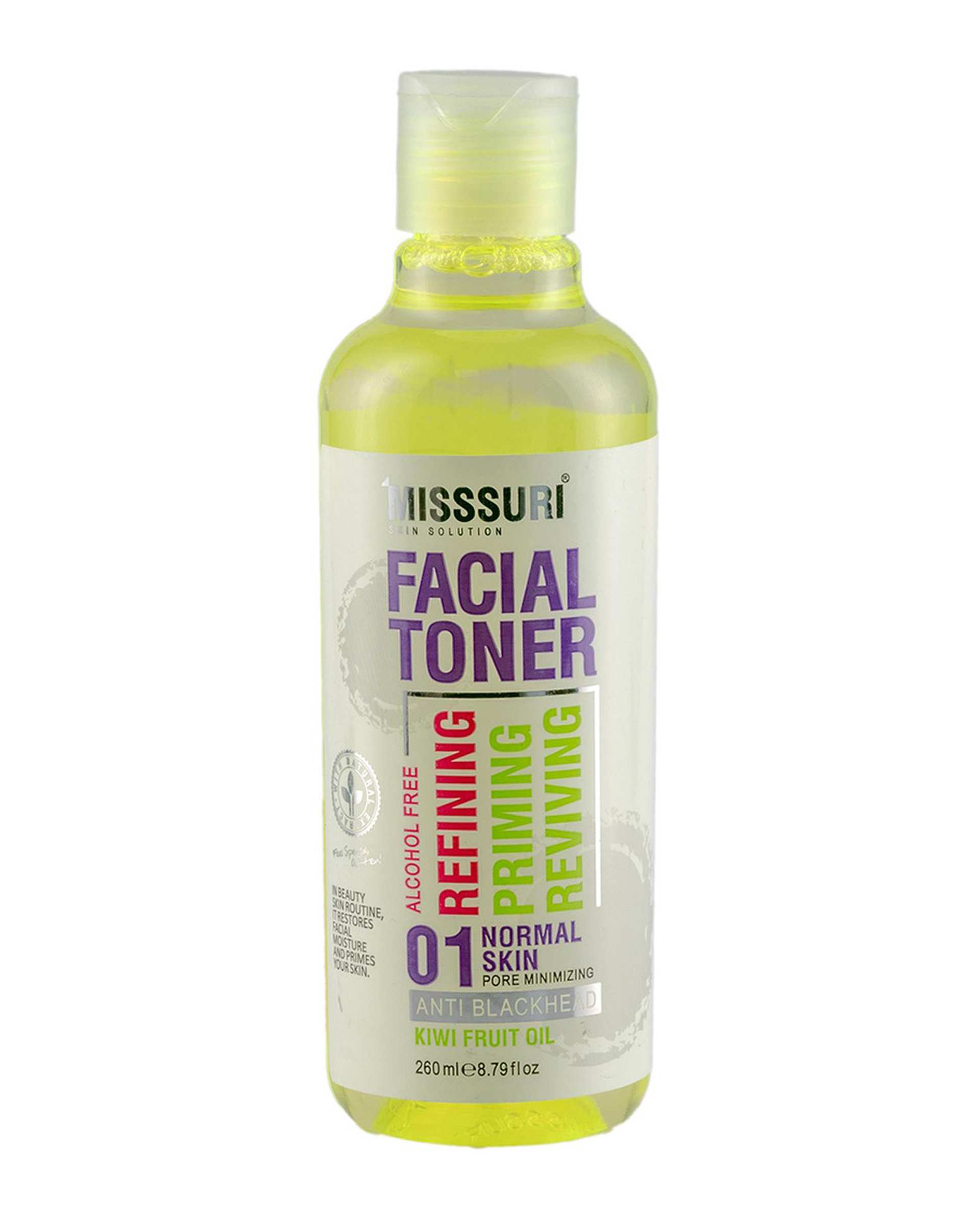 تونر صورت میسوری Misssuri مناسب پوست معمولی حجم 260ml