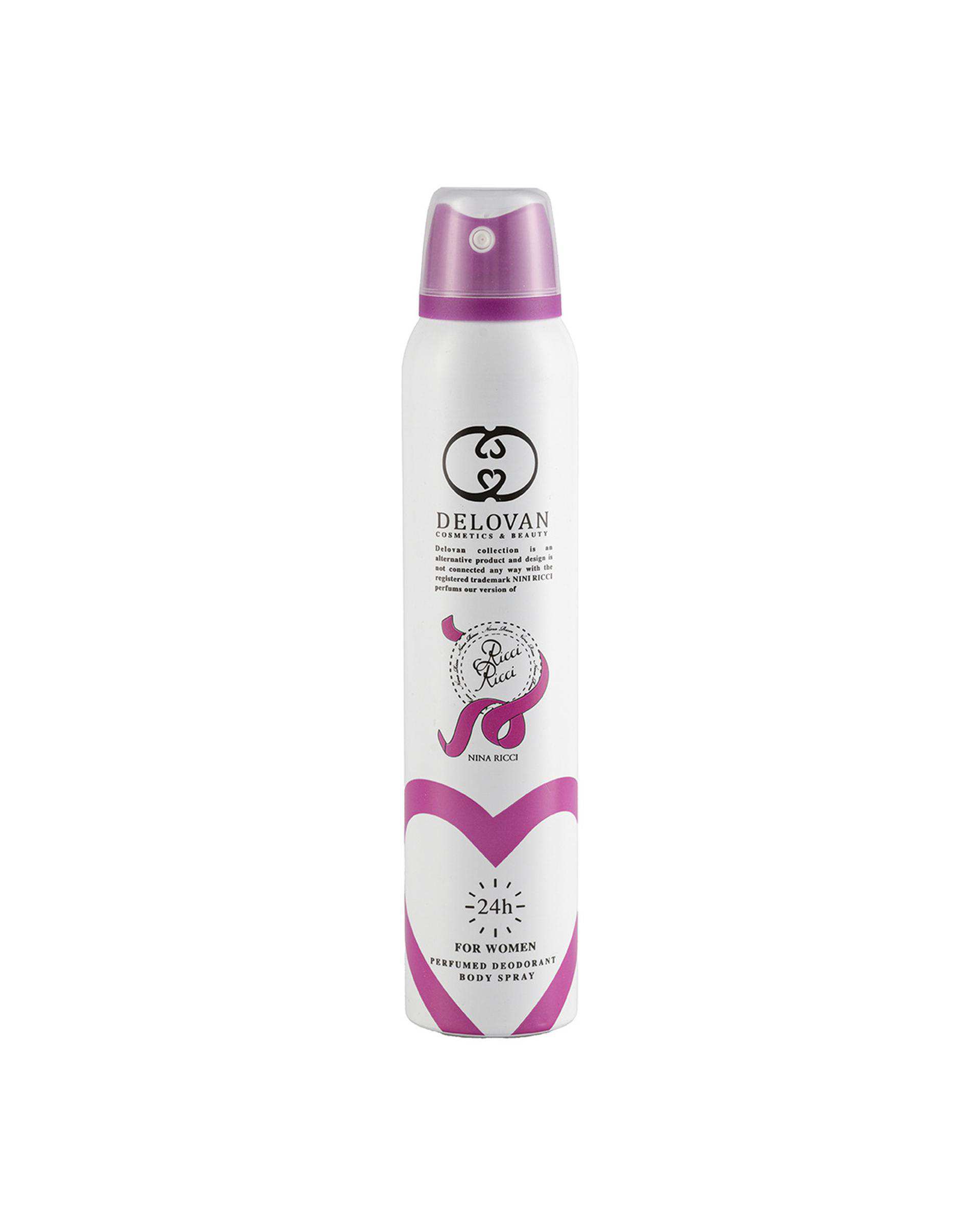 اسپری بدن زنانه دلوان Delvan مدل Richie Richie 207 حجم 200ml