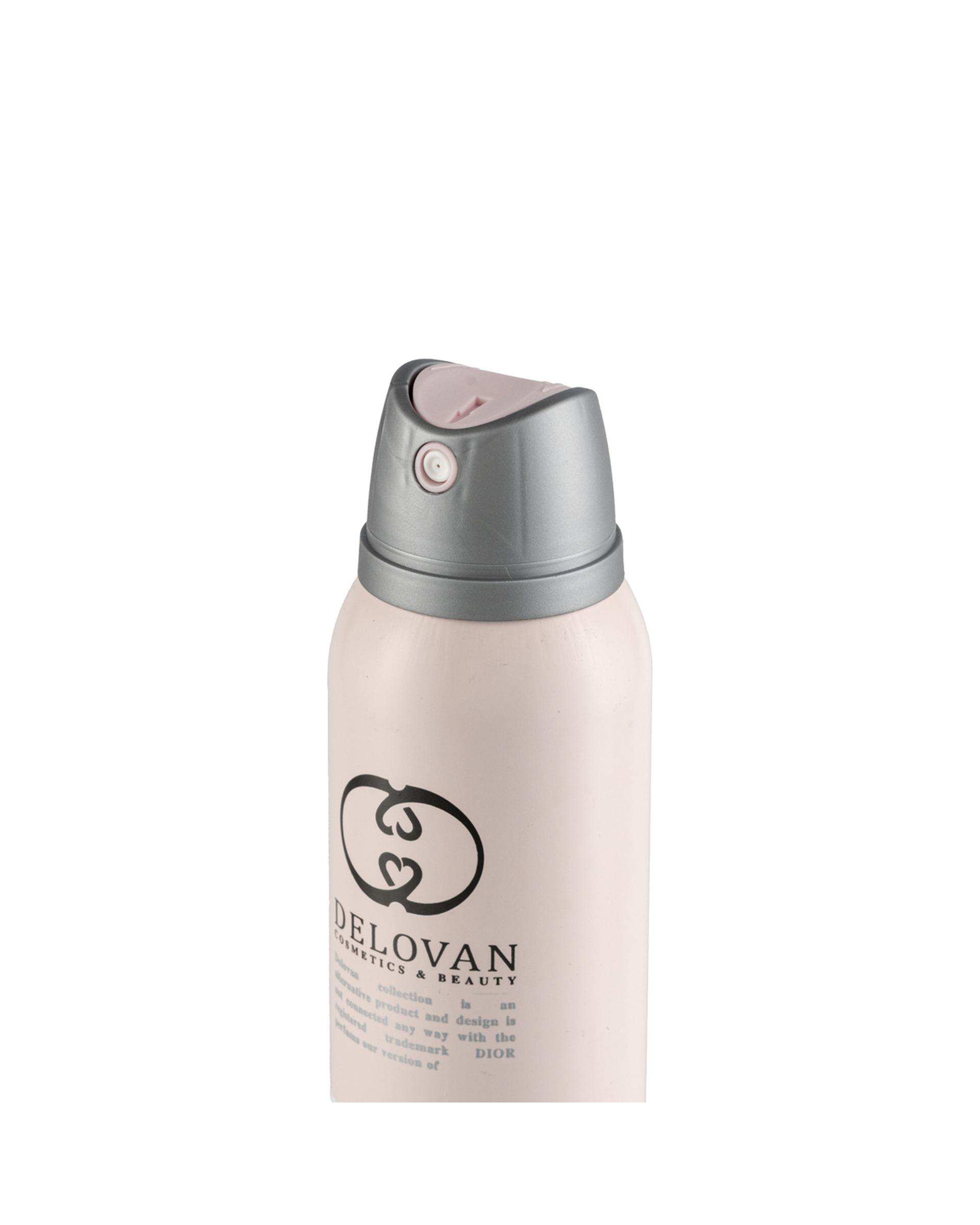 اسپری بدن زنانه دلوان Delvan مدل میس دیور 206 حجم 200ml