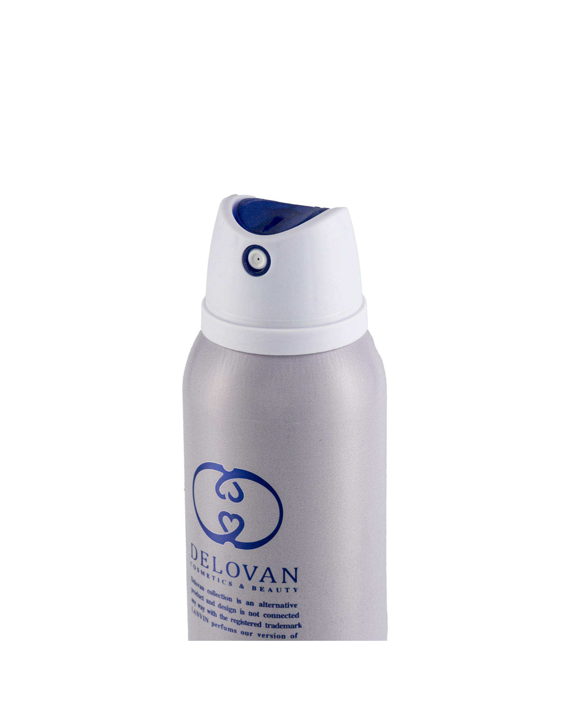 اسپری بدن زنانه دلوان Delvan مدل اکلت 202 حجم 200ml