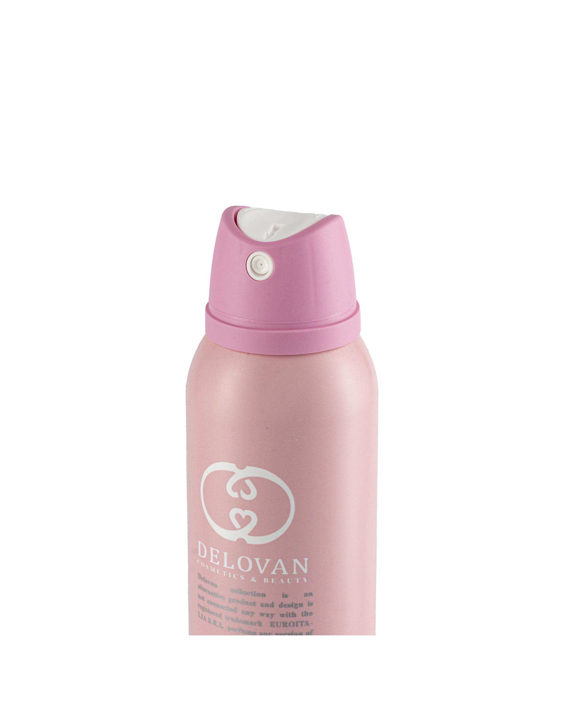اسپری بدن زنانه دلوان Delvan مدل Versace Bright Crystal 205 حجم 200ml