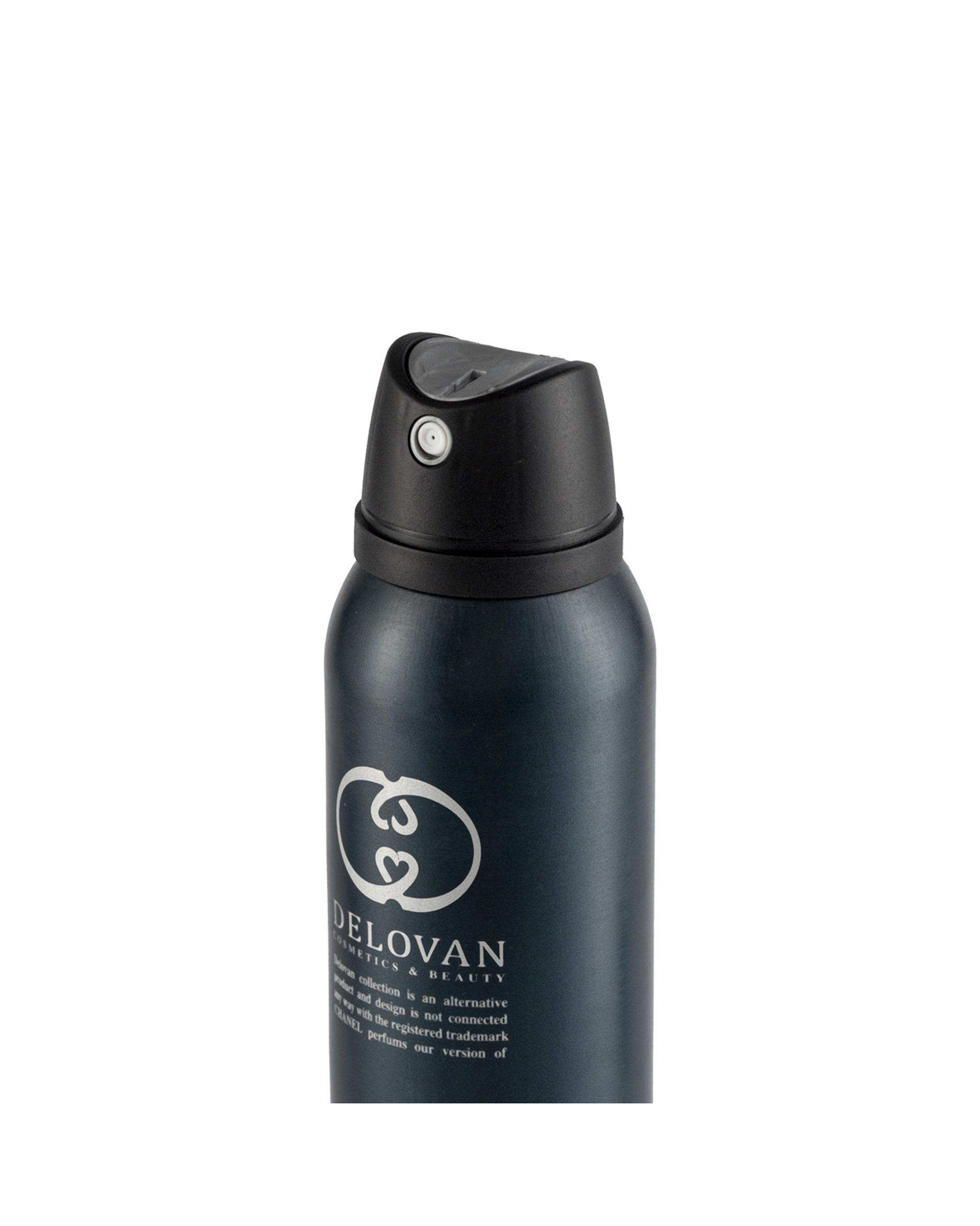 اسپری بدن مردانه دلوان Delvan مدل Blue Chanel 102 حجم 200ml