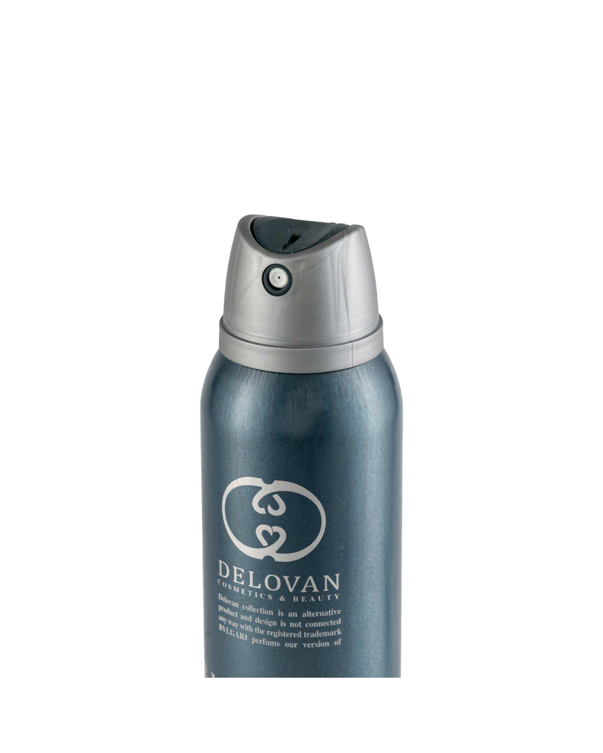 اسپری بدن مردانه دلوان Delvan مدل Aqua Bulgarian Model 105 حجم 200ml