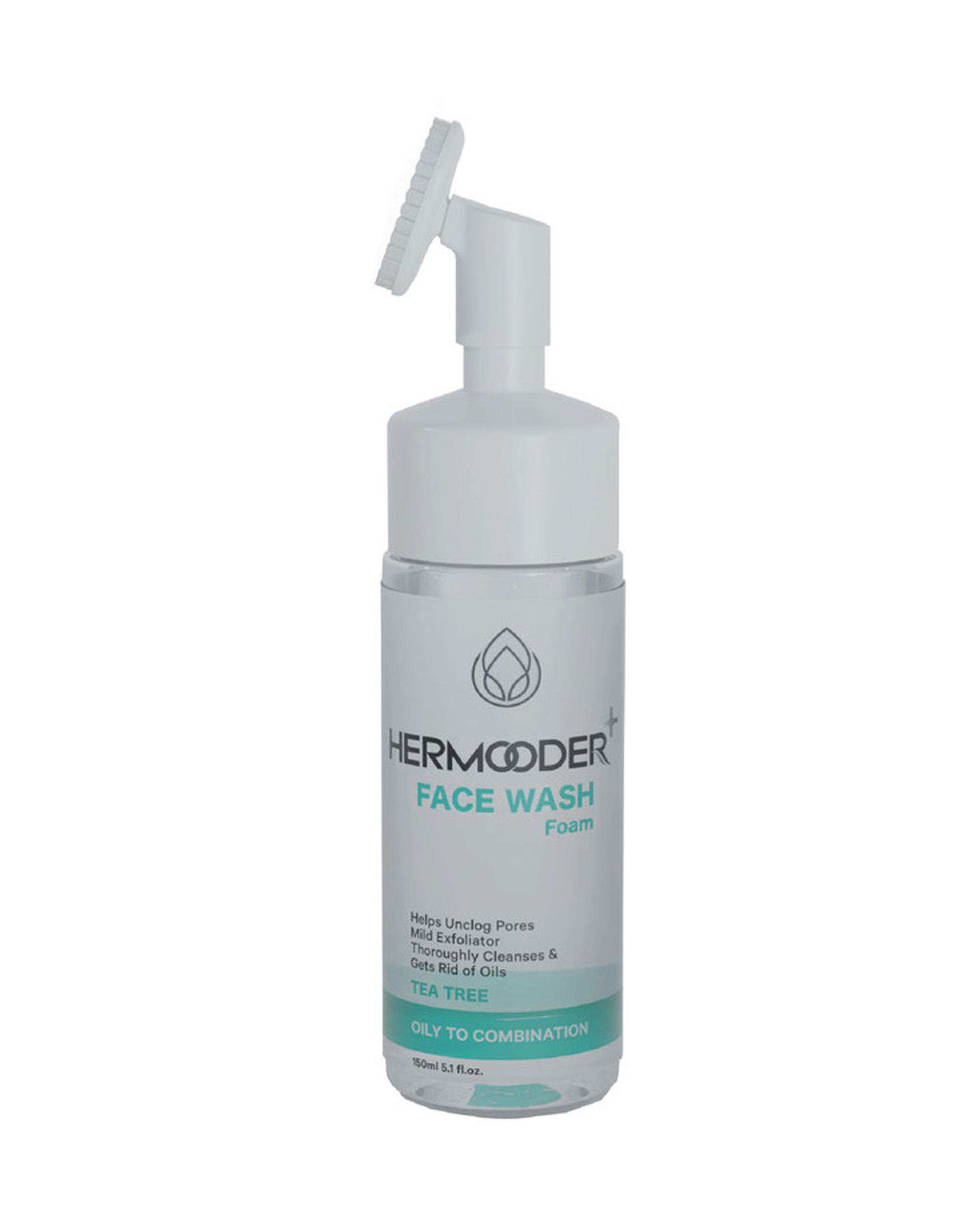 فوم شستشوی صورت هرمودر Hermooder مدل Tea Tree حجم 150ml