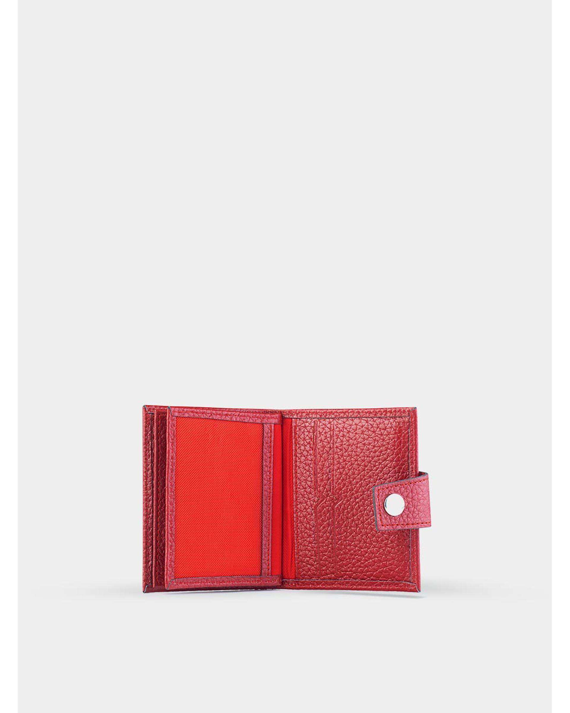 جاکارتی چرم قرمز نوین چرم Novin Charm مدل برنا BCC0292