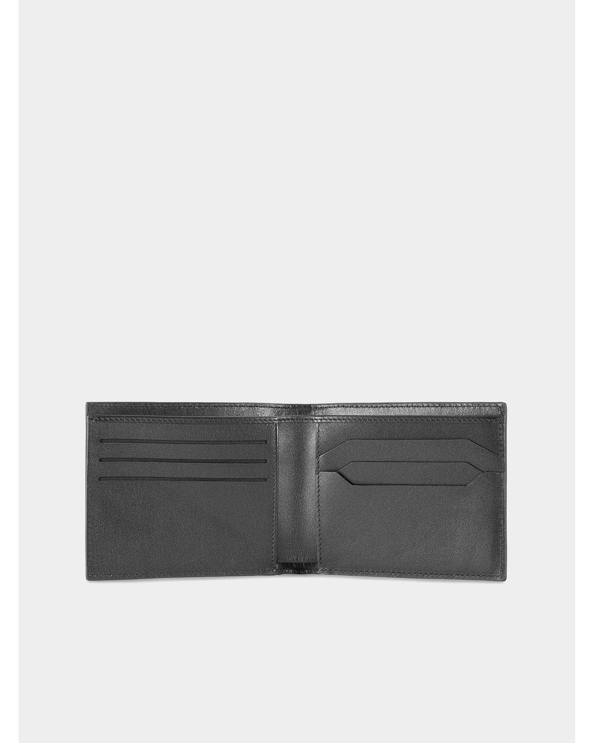 کیف پول چرم مشکی نوین چرم Novin Leather مدل آرتا PE2658