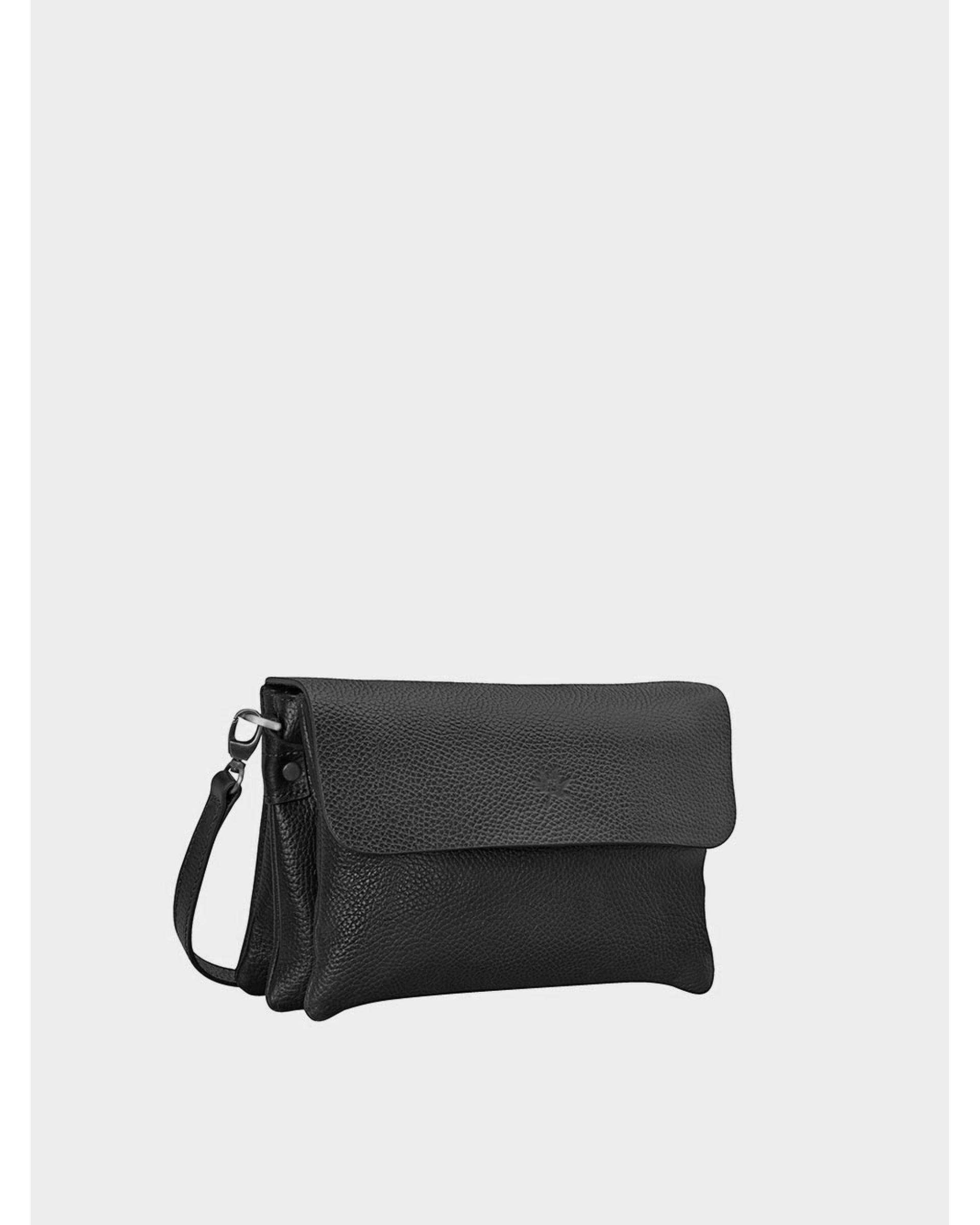 کیف پاسپورتی چرم مشکی نوین چرم Novin Leather مدل هلما WB3700