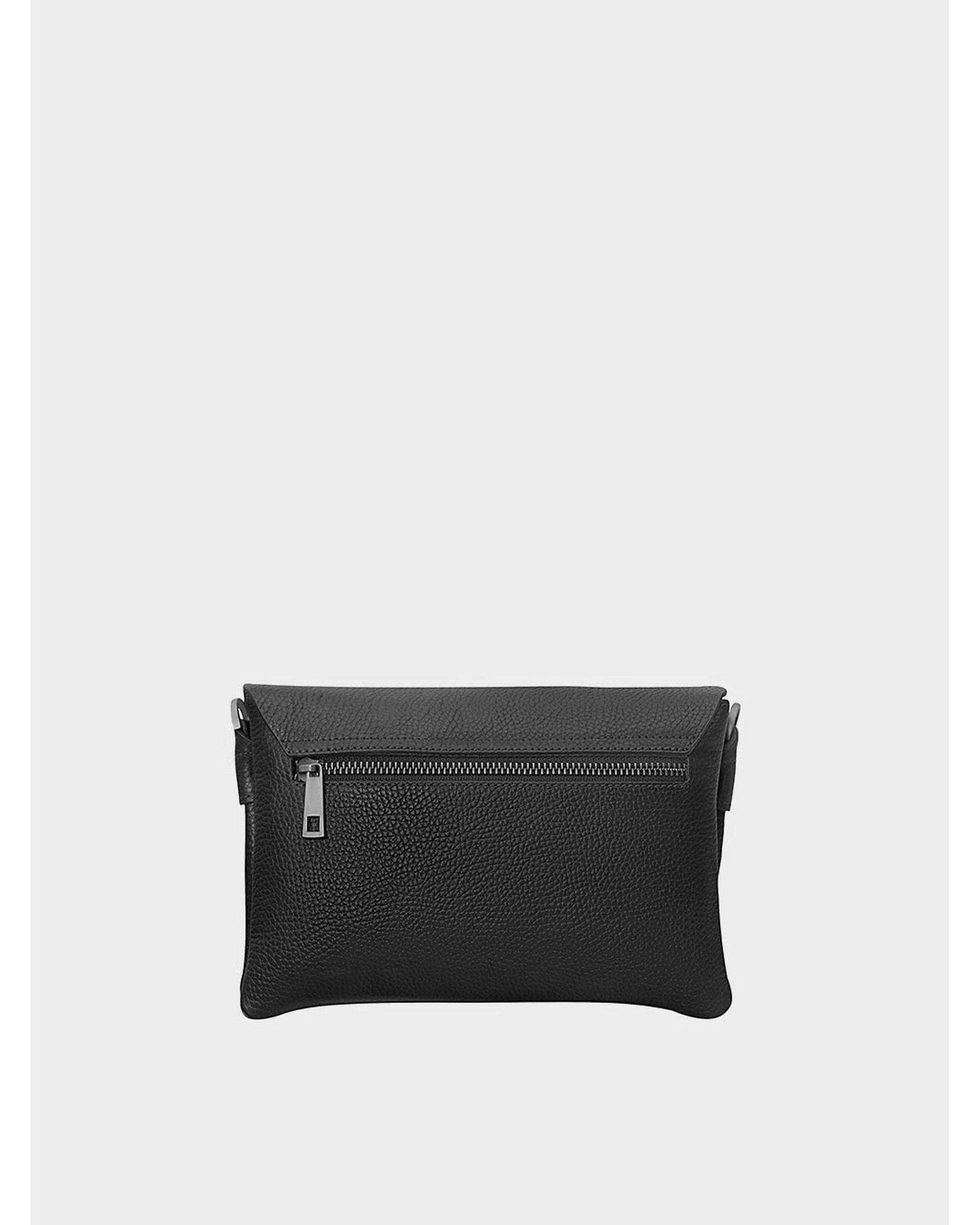 کیف پاسپورتی چرم مشکی نوین چرم Novin Leather مدل هلما WB3700
