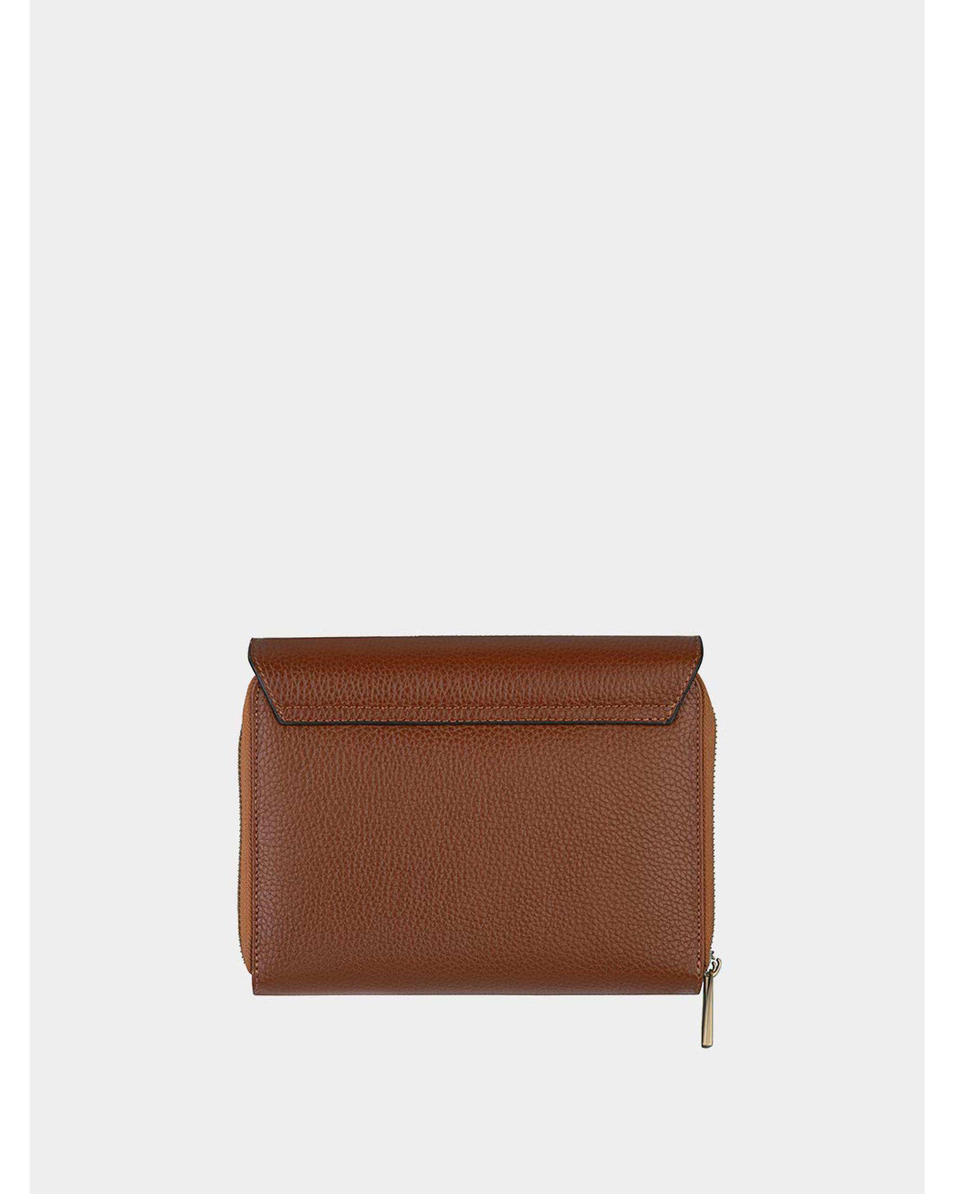 کیف پاسپورتی چرم مردانه عسلی نوین چرم Novin Leather مدل 935 WB3710