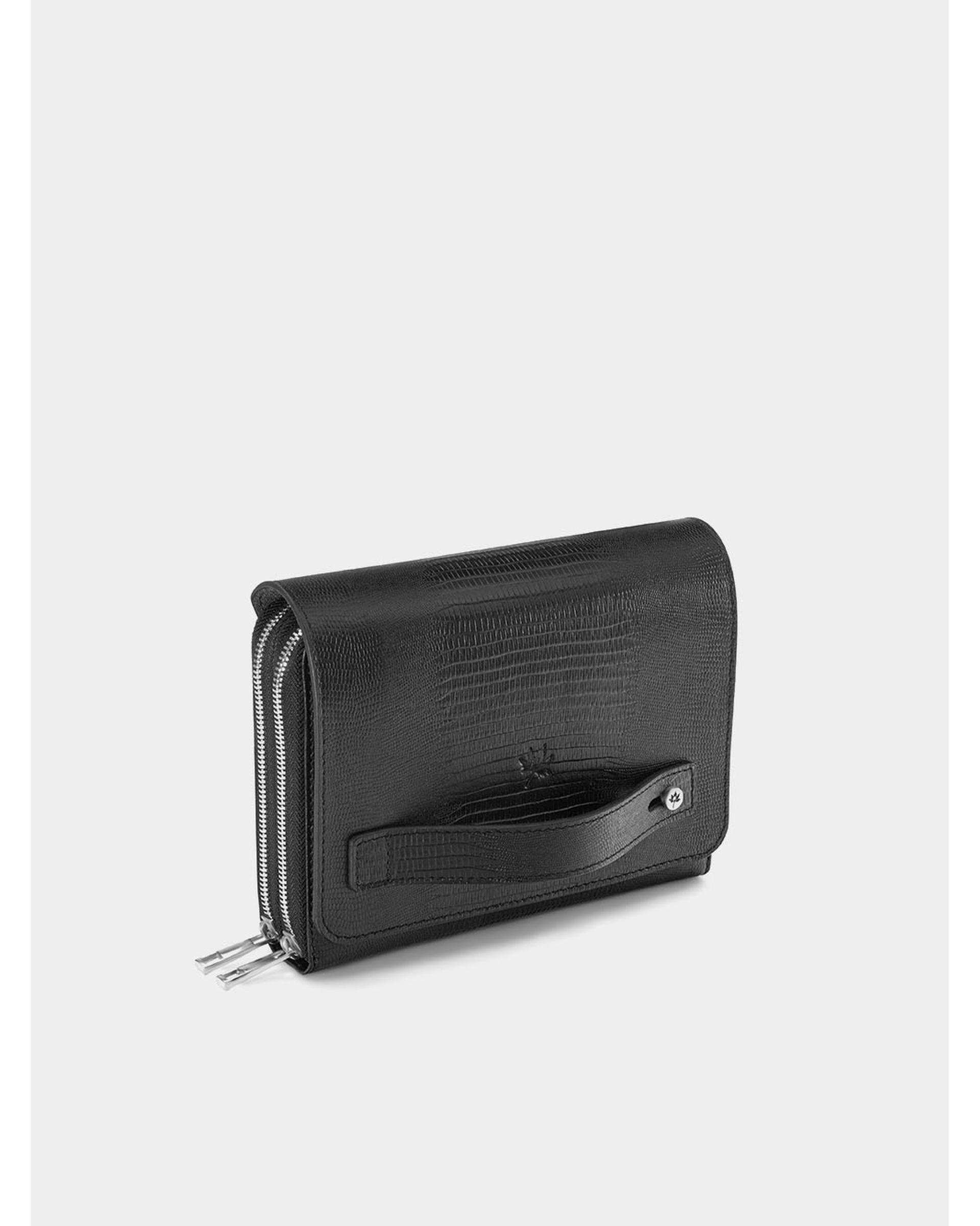 کیف پاسپورتی چرم مردانه مشکی نوین چرم Novin Leather مدل 935 WB3710