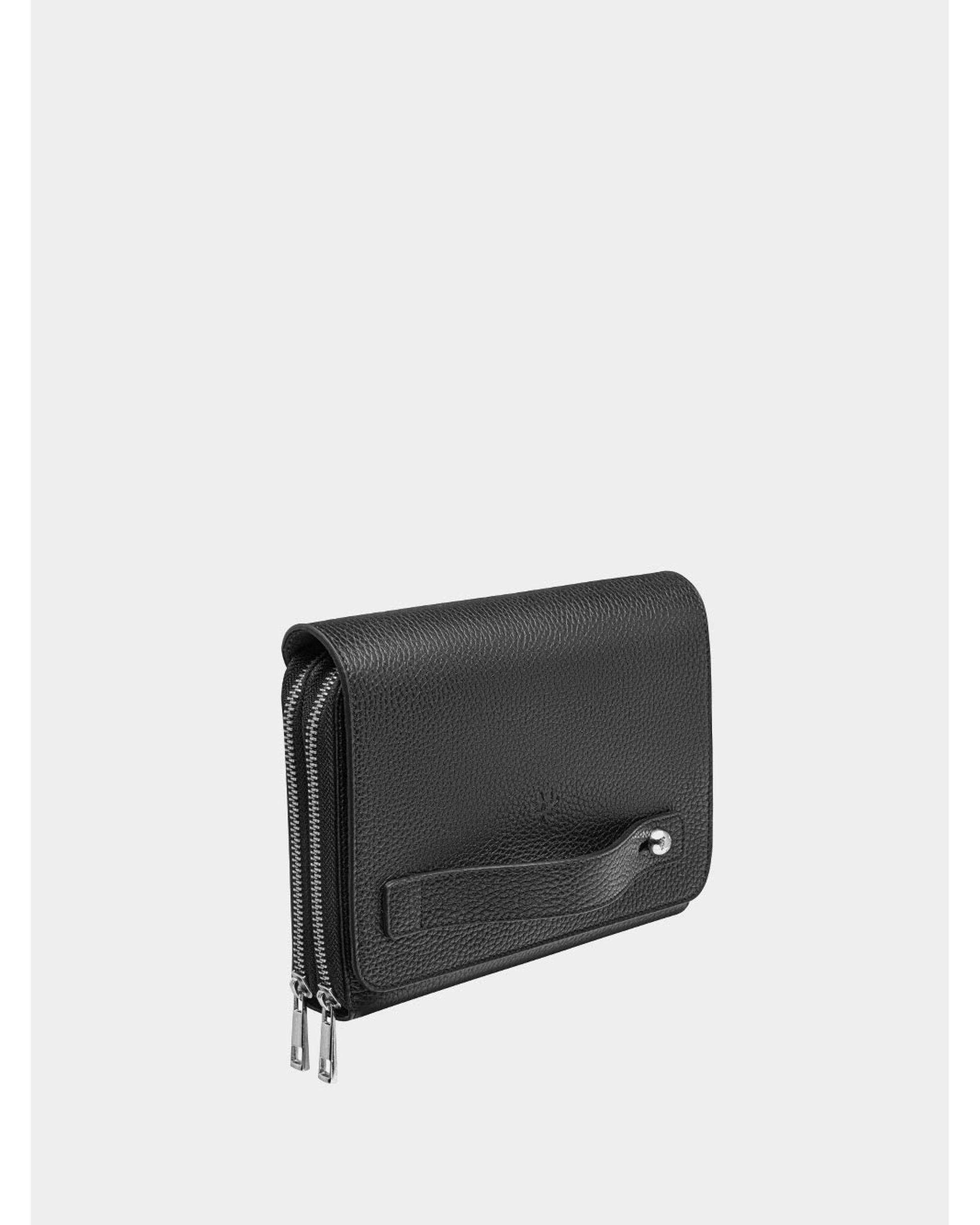 کیف پاسپورتی چرم مردانه مشکی نوین چرم Novin Leather مدل 935 WB3710
