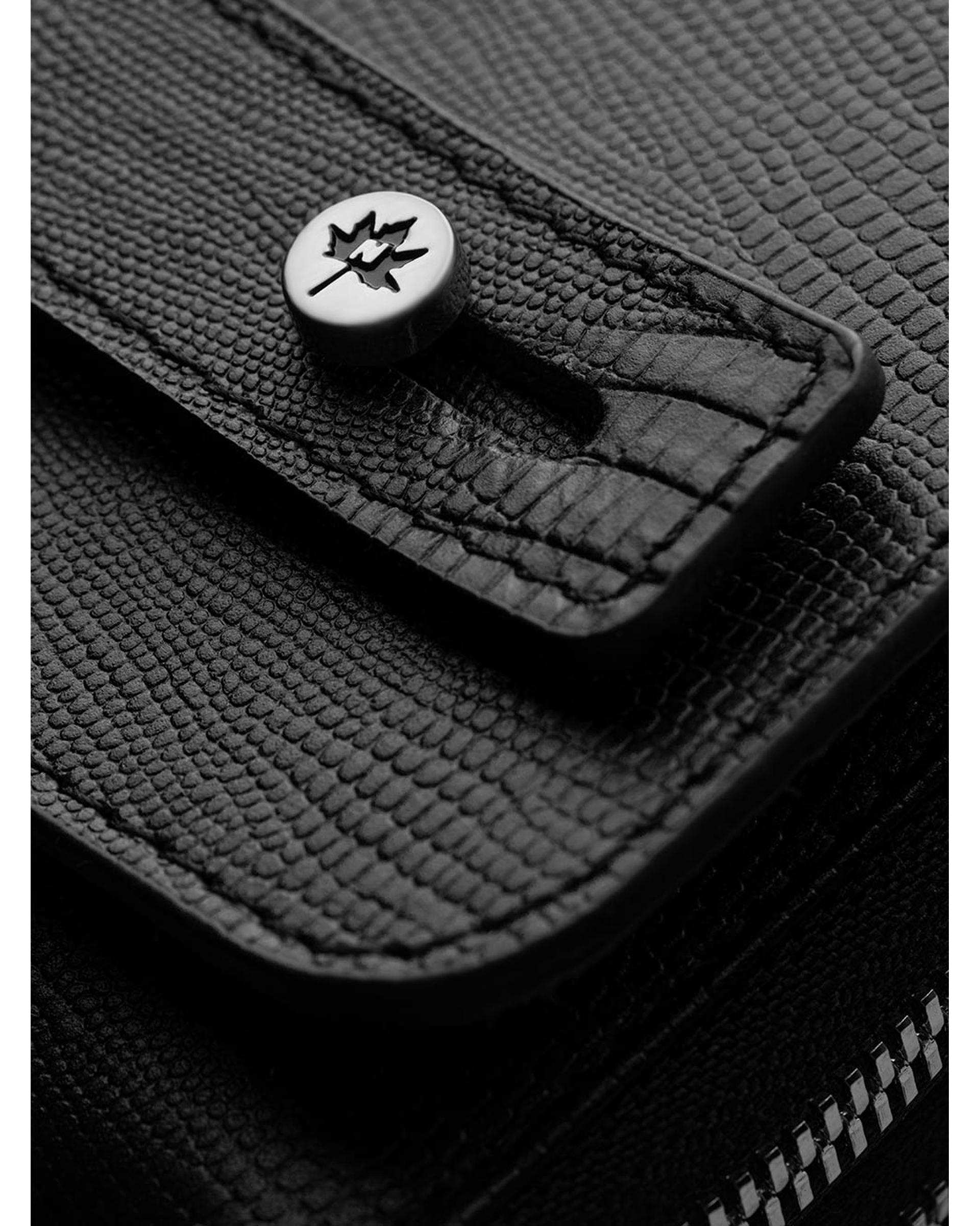 کیف پاسپورتی چرم مردانه مشکی نوین چرم Novin Leather مدل 935 WB3710