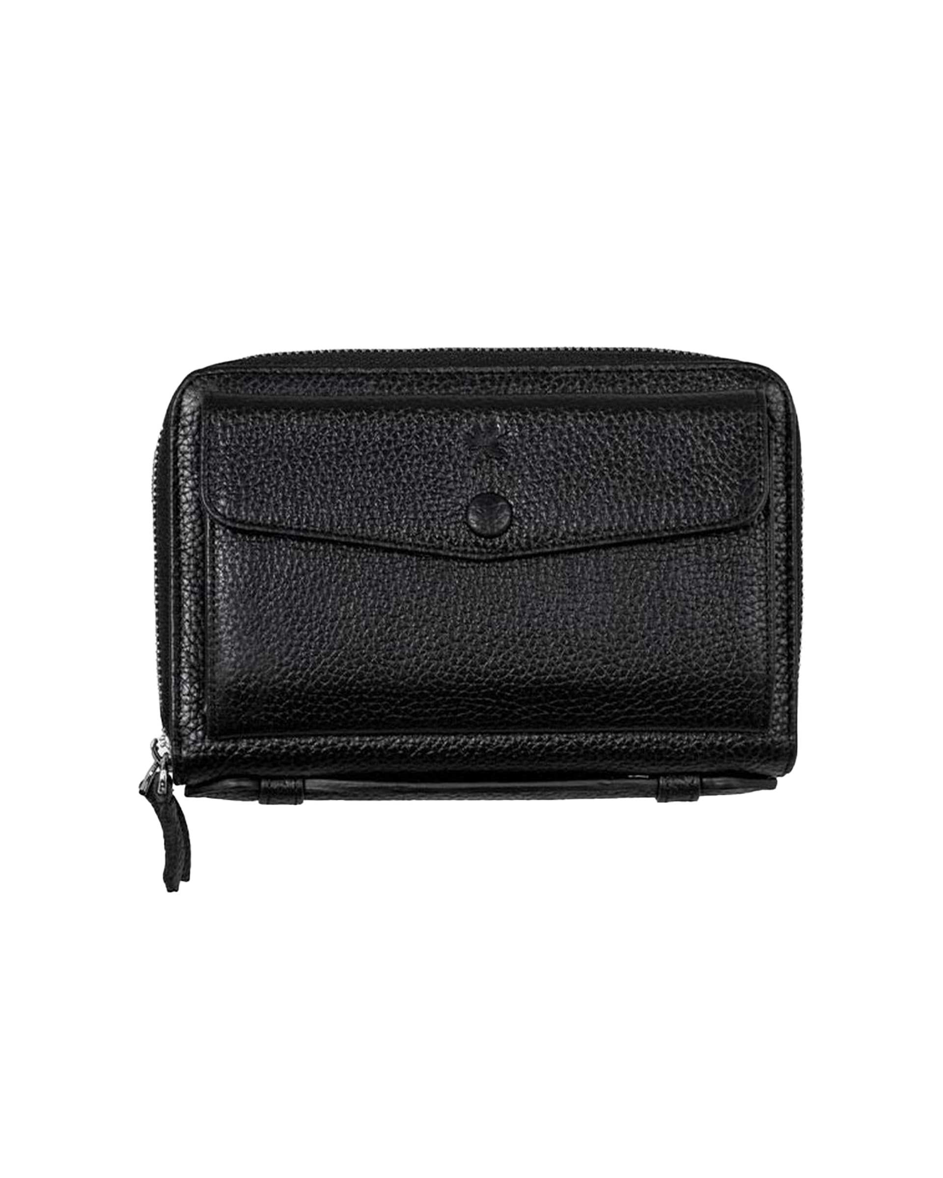 کیف پاسپورتی چرم مشکی نوین چرم Novin Leather مدل 3724 WB3724