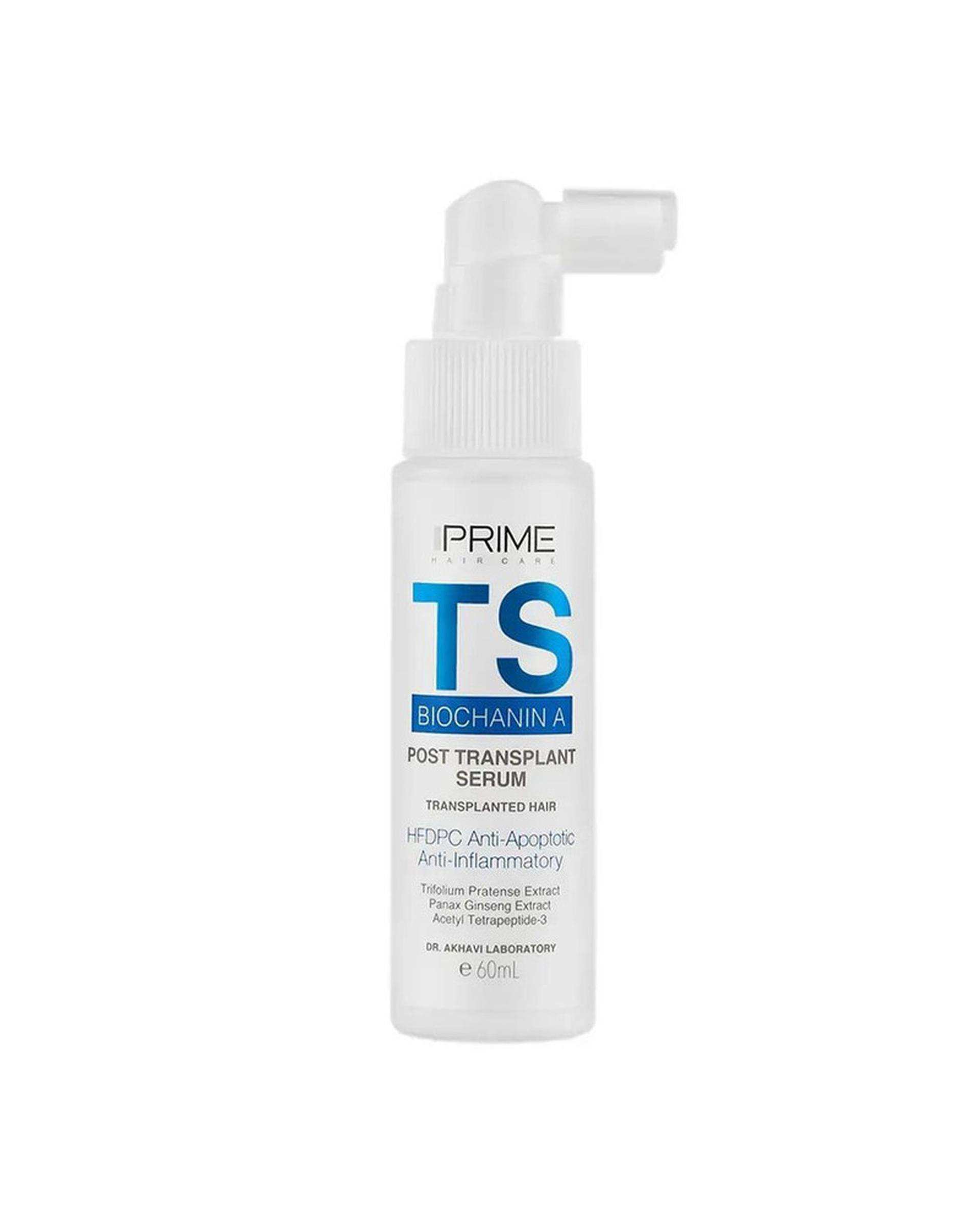 سرم پس از کاشت مو TS پرایم Prime حجم 60ml