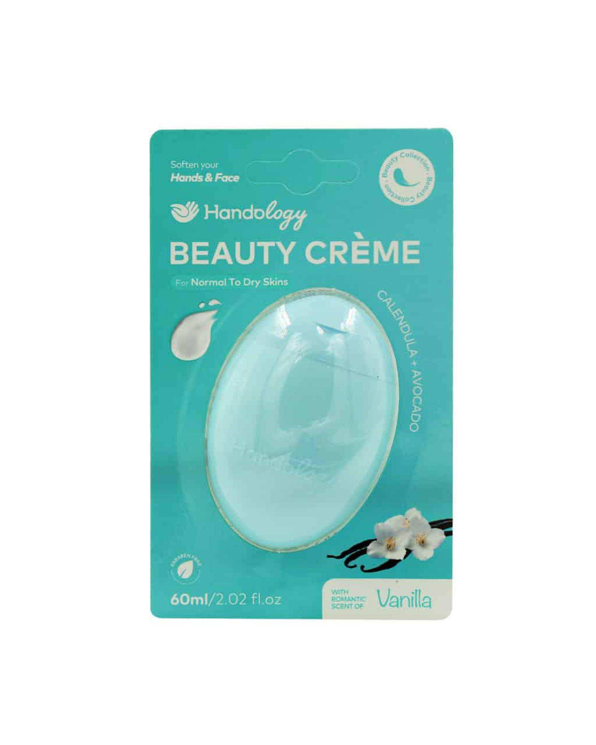 کرم مرطوب کننده دست و صورت هندولوژی Handology مناسب پوست نرمال تا خشک حجم 60ml