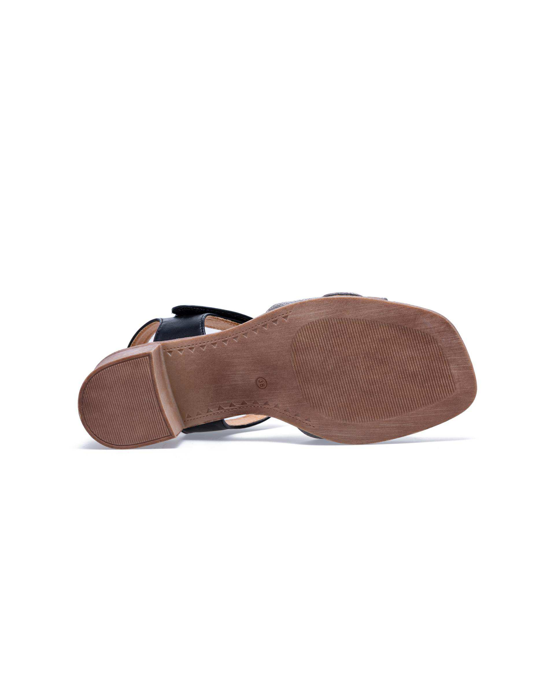 صندل زنانه مشکی پاما Pama مدل DD291