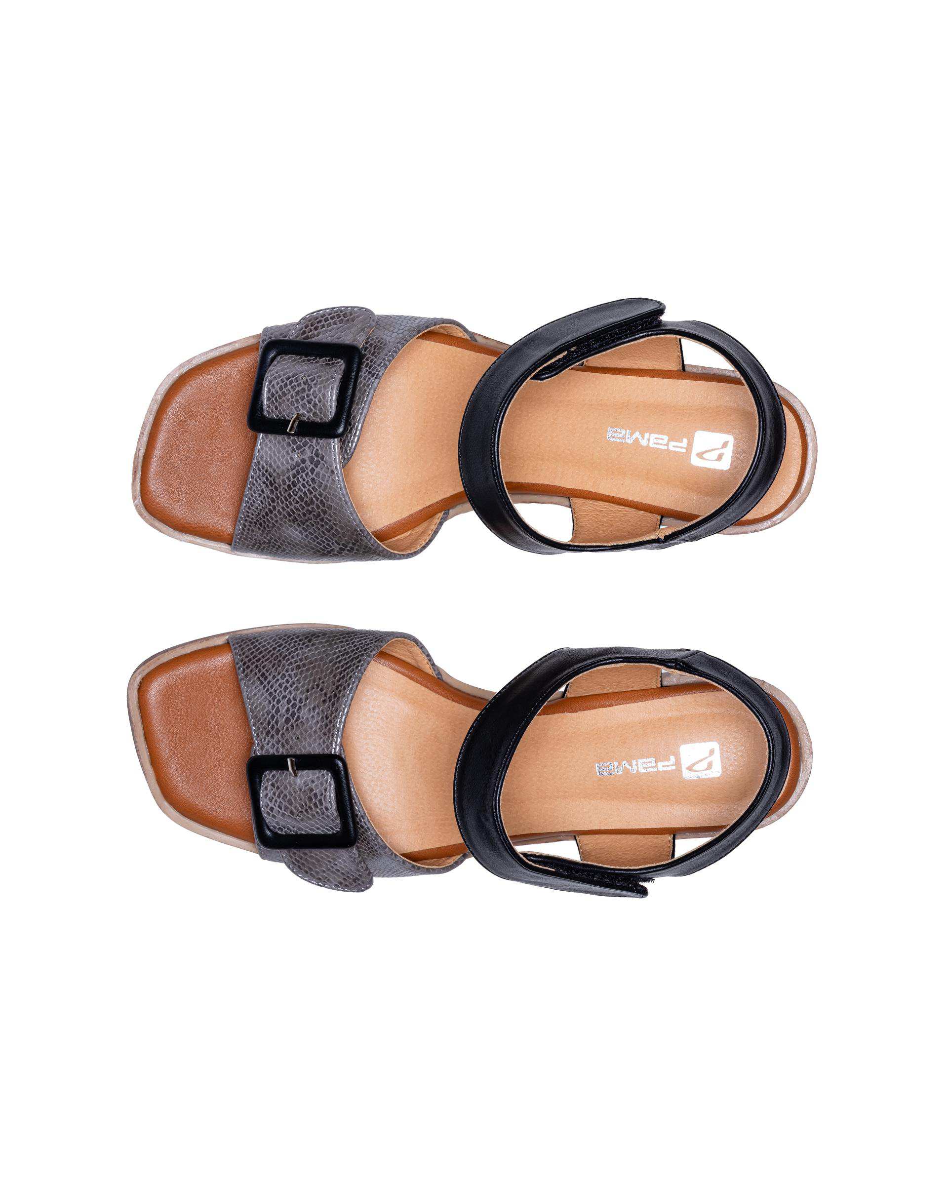 صندل زنانه مشکی پاما Pama مدل DD291