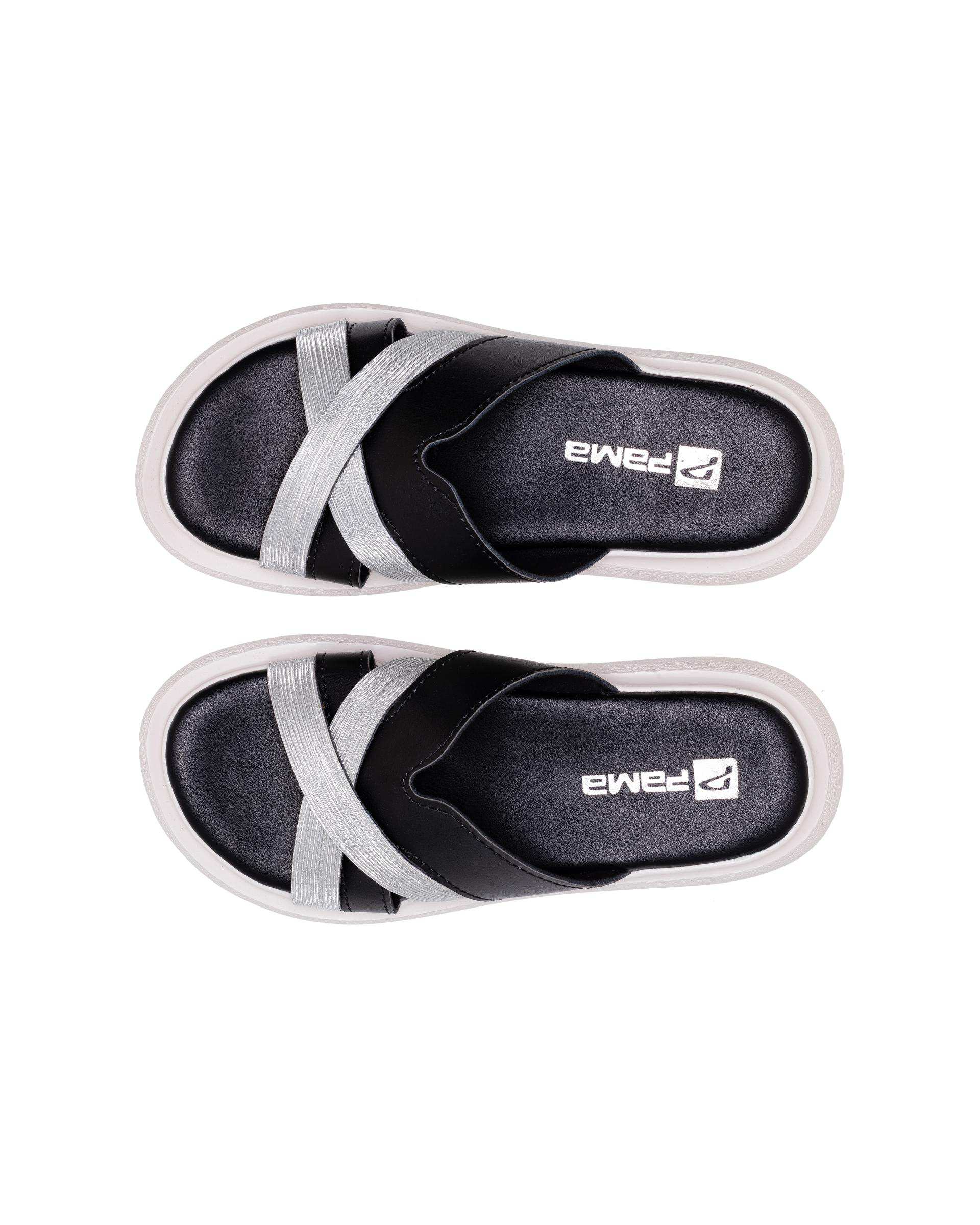 صندل زنانه مشکی پاما Pama مدل CKINA