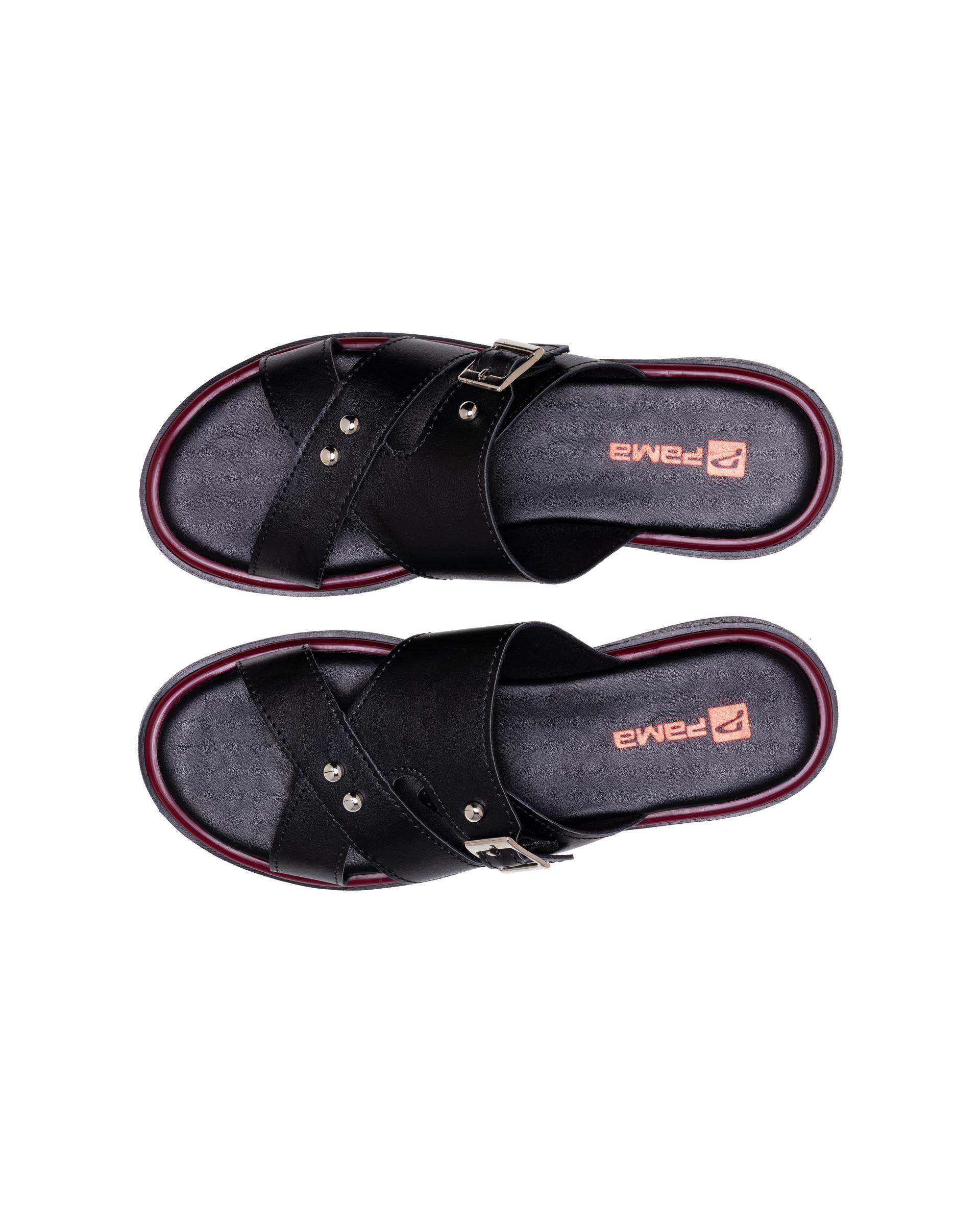 صندل زنانه مشکی پاما Pama مدل CVILT