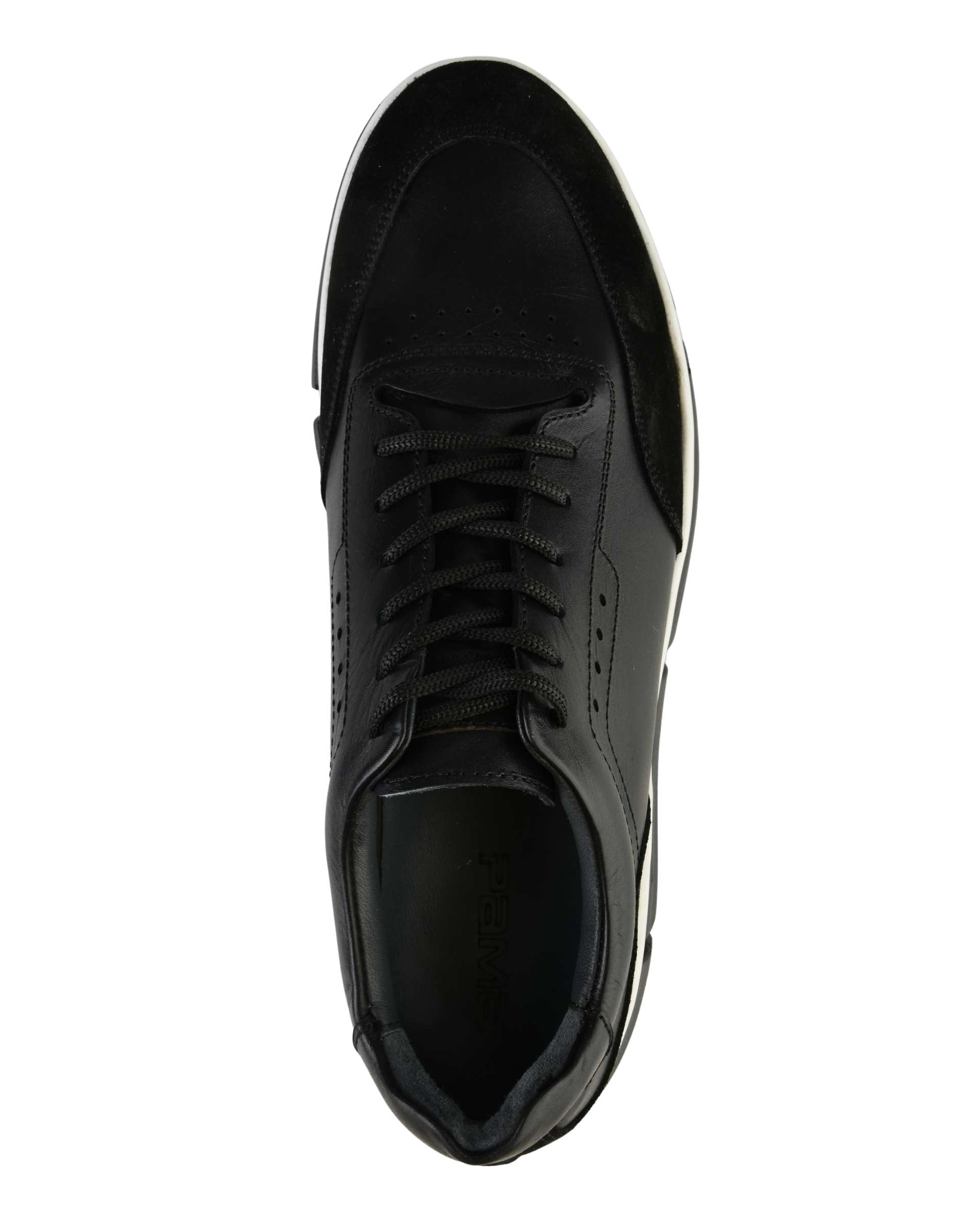 کفش چرم مردانه کژوال مشکی پاما Pama مدل AE632