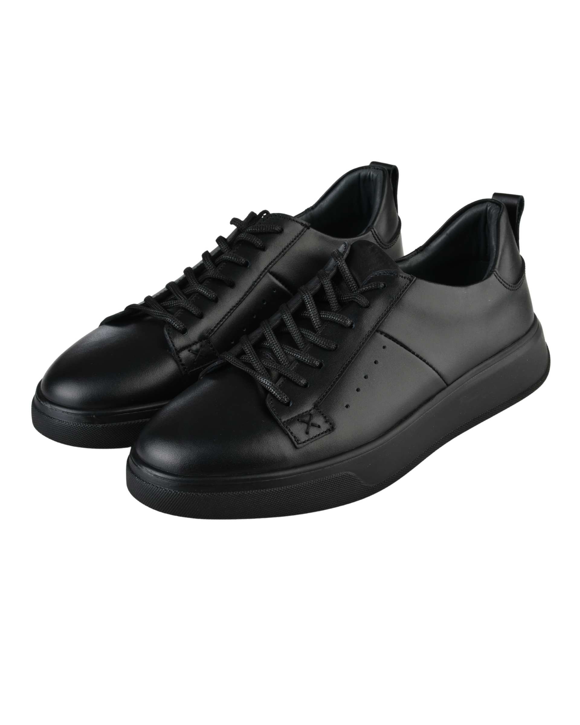 کفش چرم زنانه کژوال مشکی پاما Pama مدل AE423