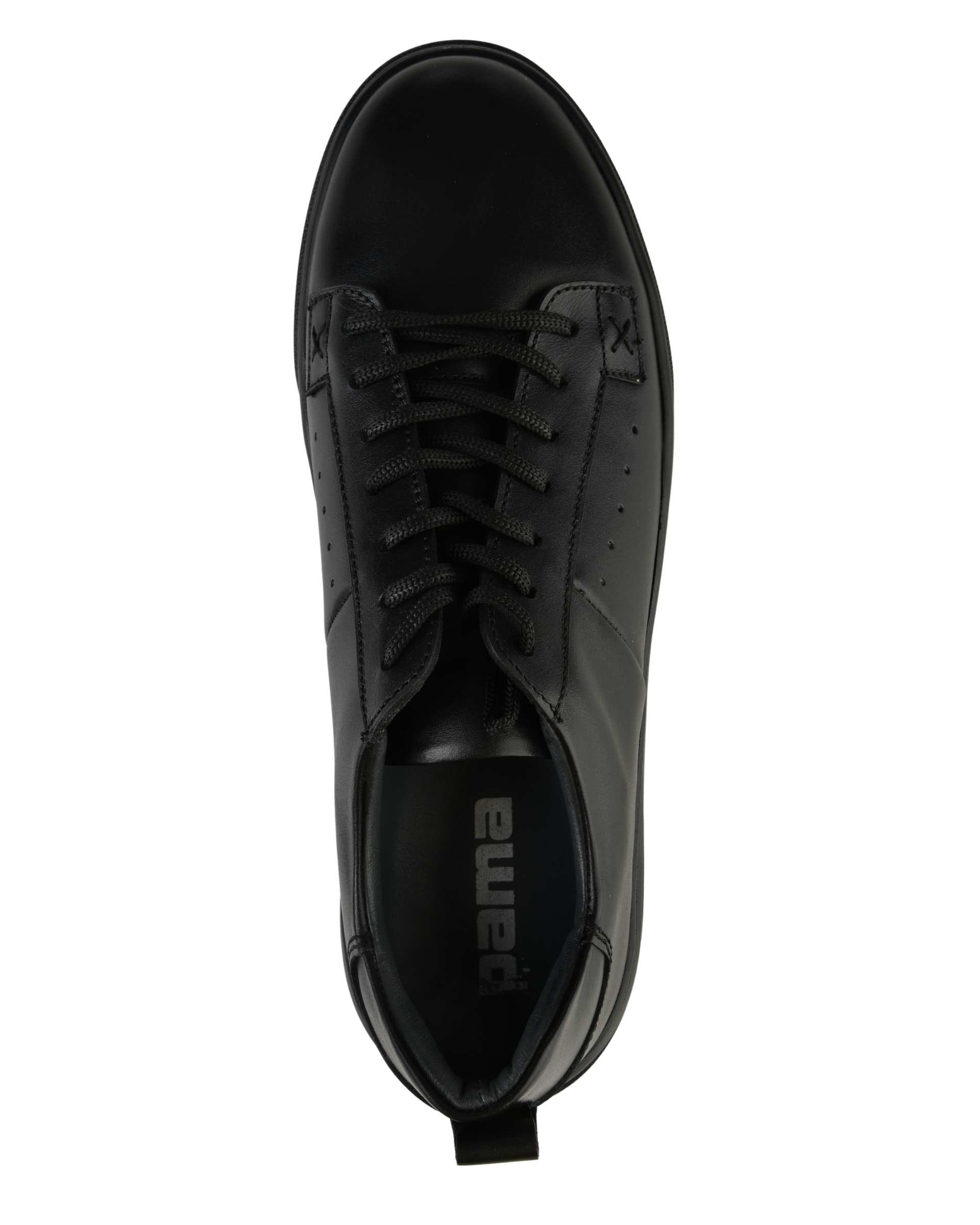 کفش چرم زنانه کژوال مشکی پاما Pama مدل AE423