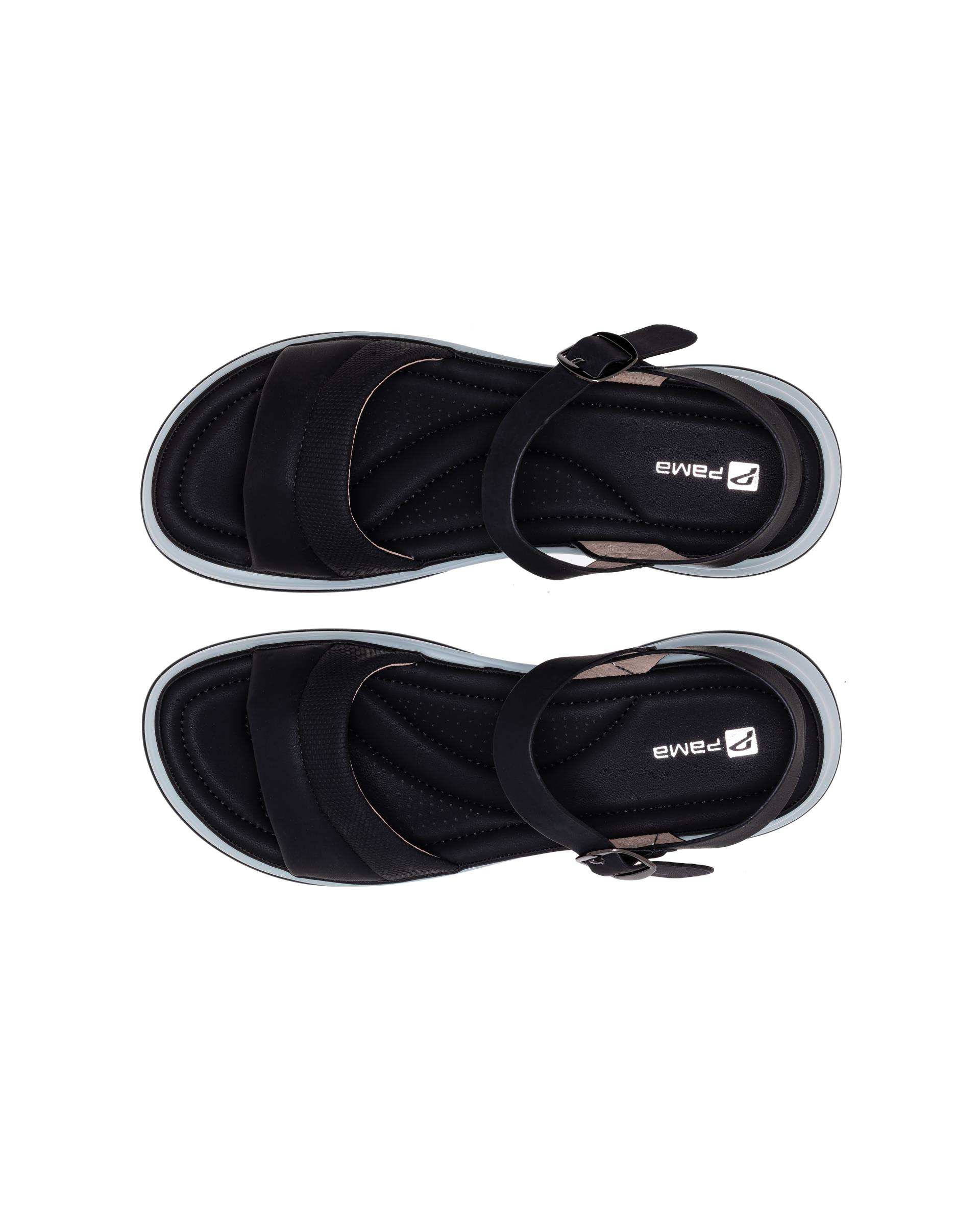 صندل زنانه مشکی پاما Pama مدل DD655