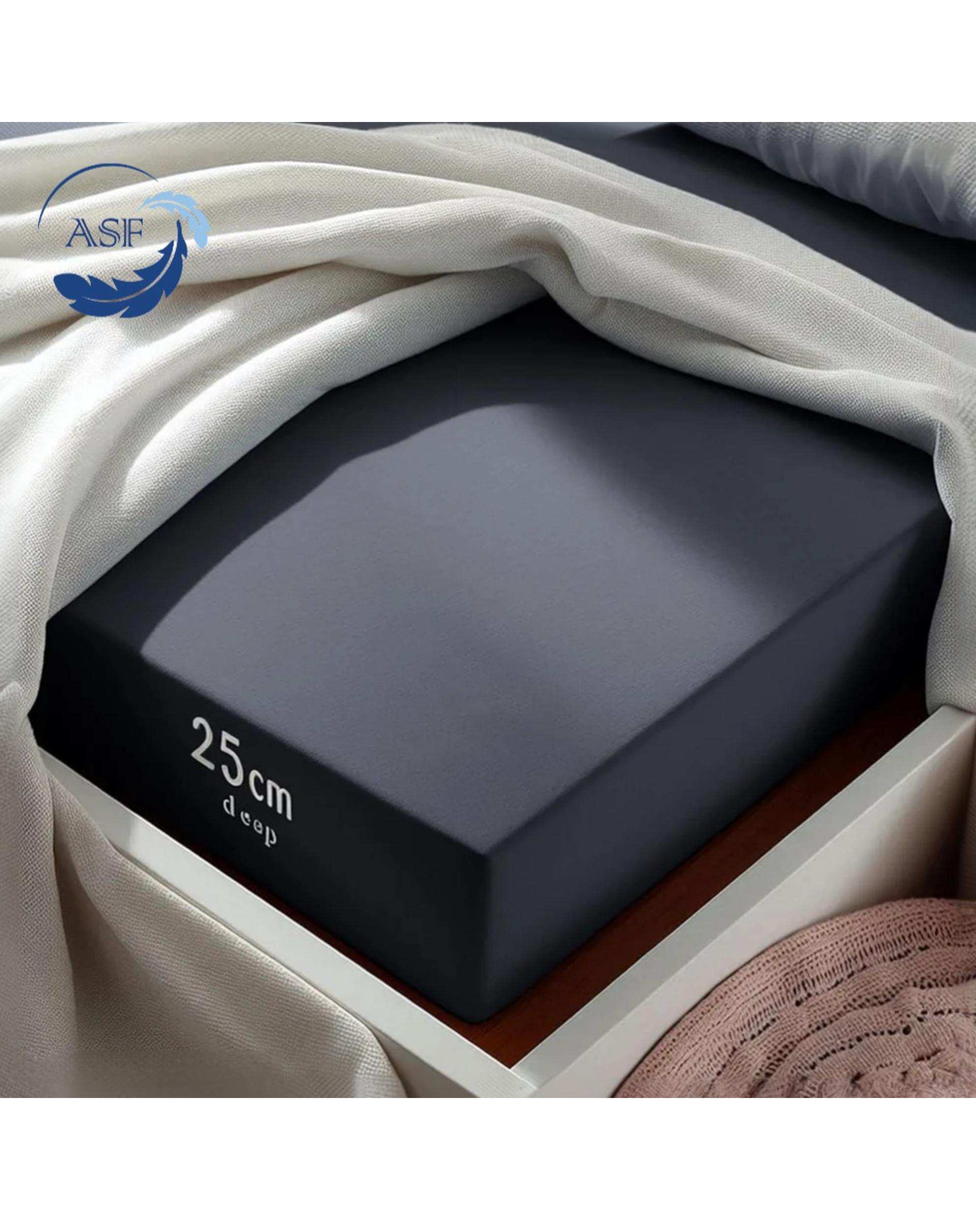 سرویس ملحفه و روبالشی یک نفره سه تکه عرض 120 نوک مدادی ای اس اف ASF مدل MINIMALUX