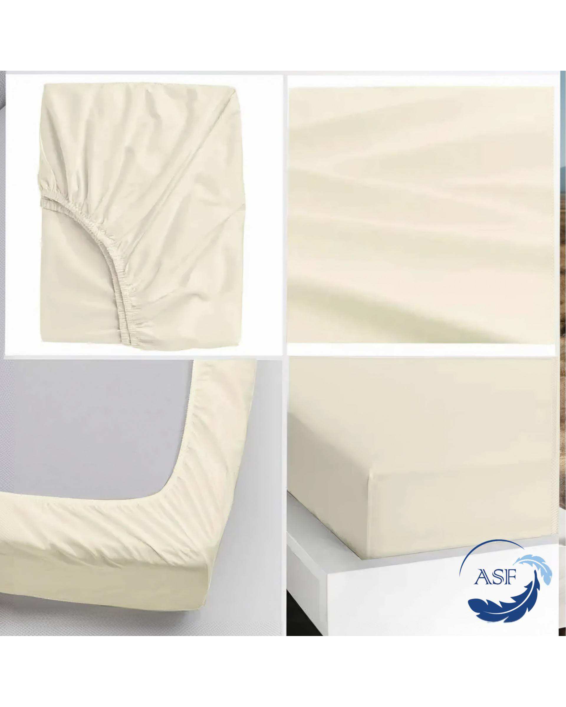 سرویس ملحفه و روبالشی یک نفره سه تکه عرض 120 استخوانی ای اس اف ASF مدل MINIMALUX