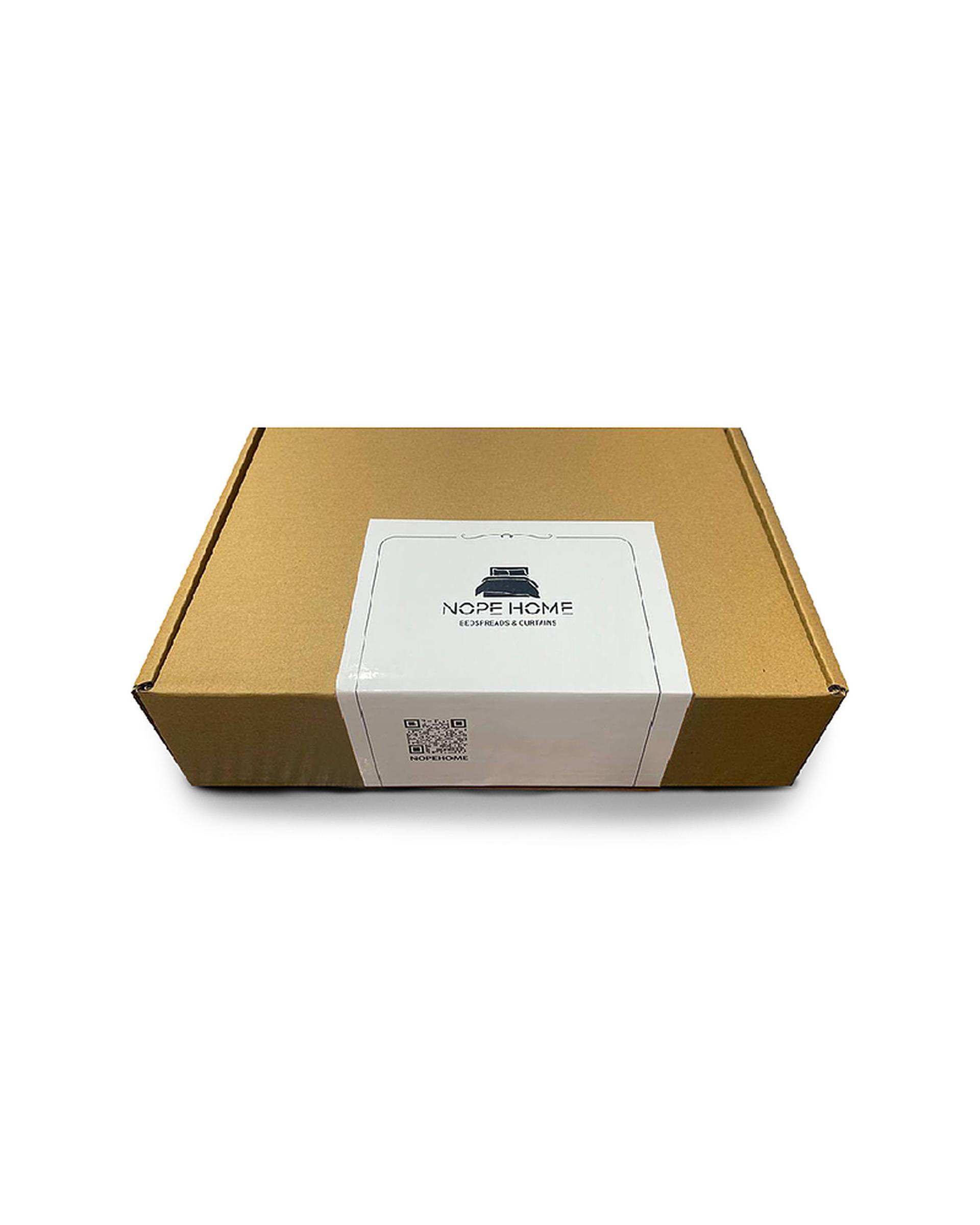 سرویس روتختی کاوری پینترستی یک نفره 3 تکه سفید نوپه هوم Nopehome کد LE01