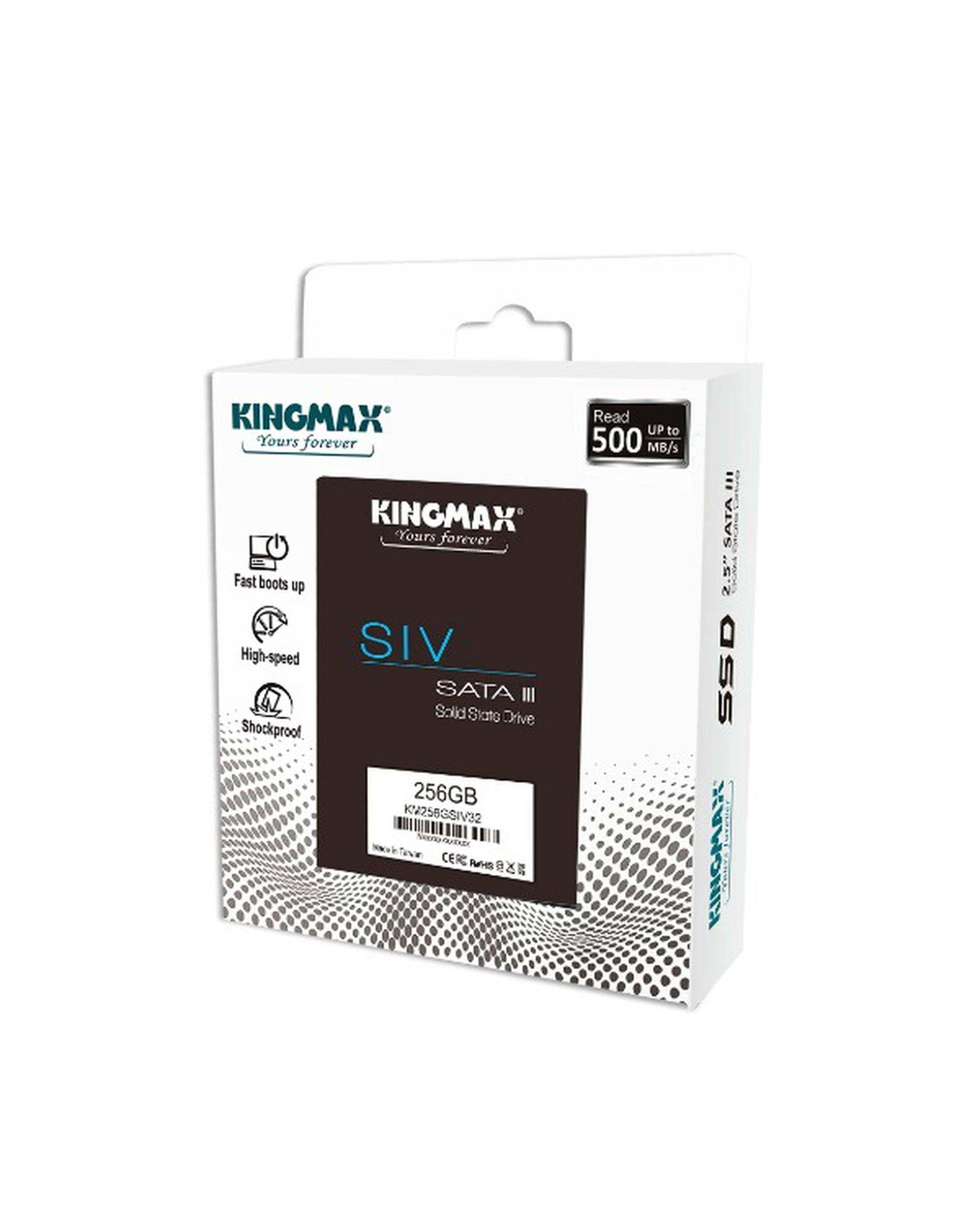 حافظه اس اس دی کینگمکس Kingmax مدل SATA III SIV ظرفیت 256 گیگابایت