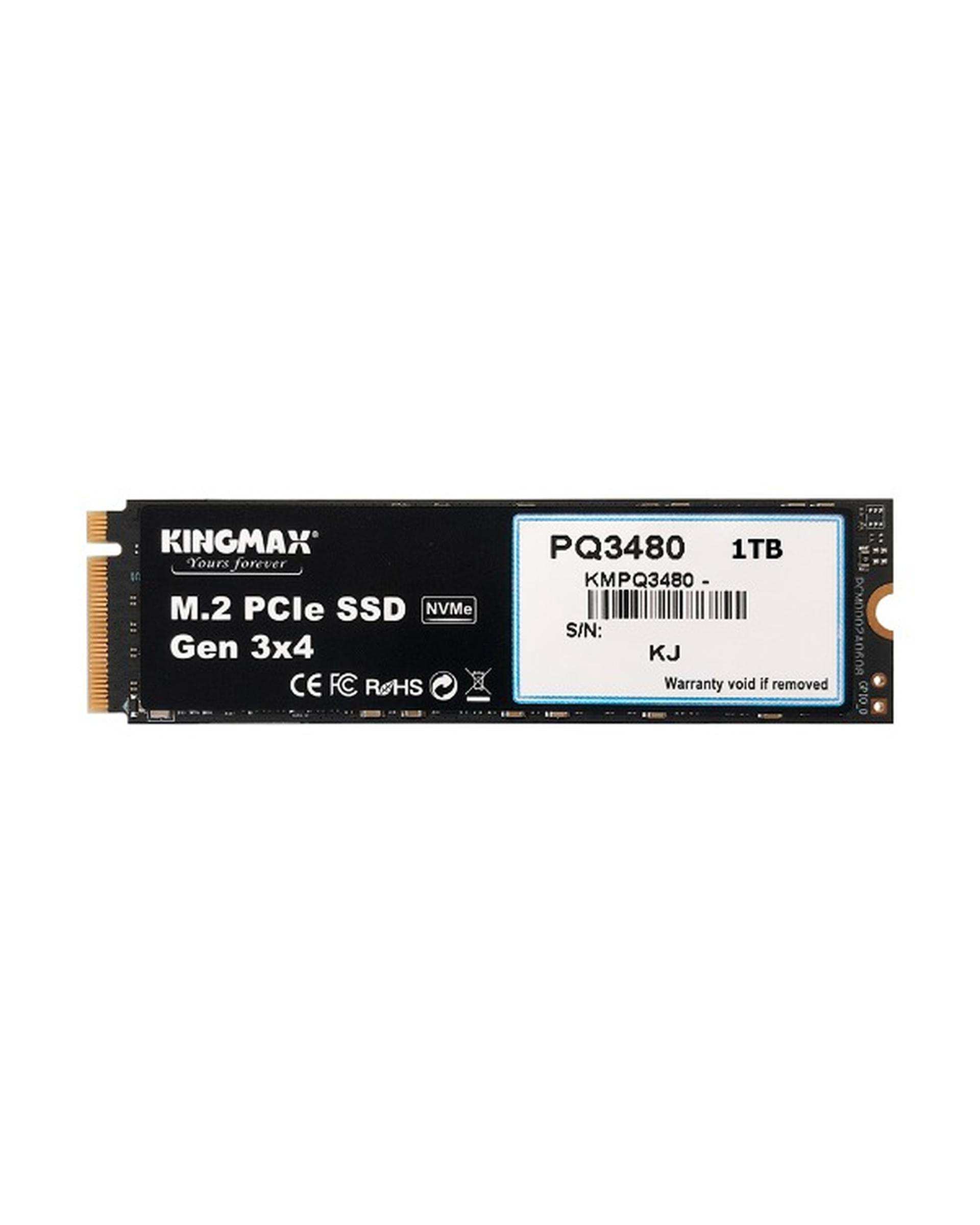 حافظه اس اس دی کینگمکس Kingmax مدل M.2 2280 PCIe NVMe SSD Gen۳x4 PQ۳480 ظرفیت 1 ترابایت
