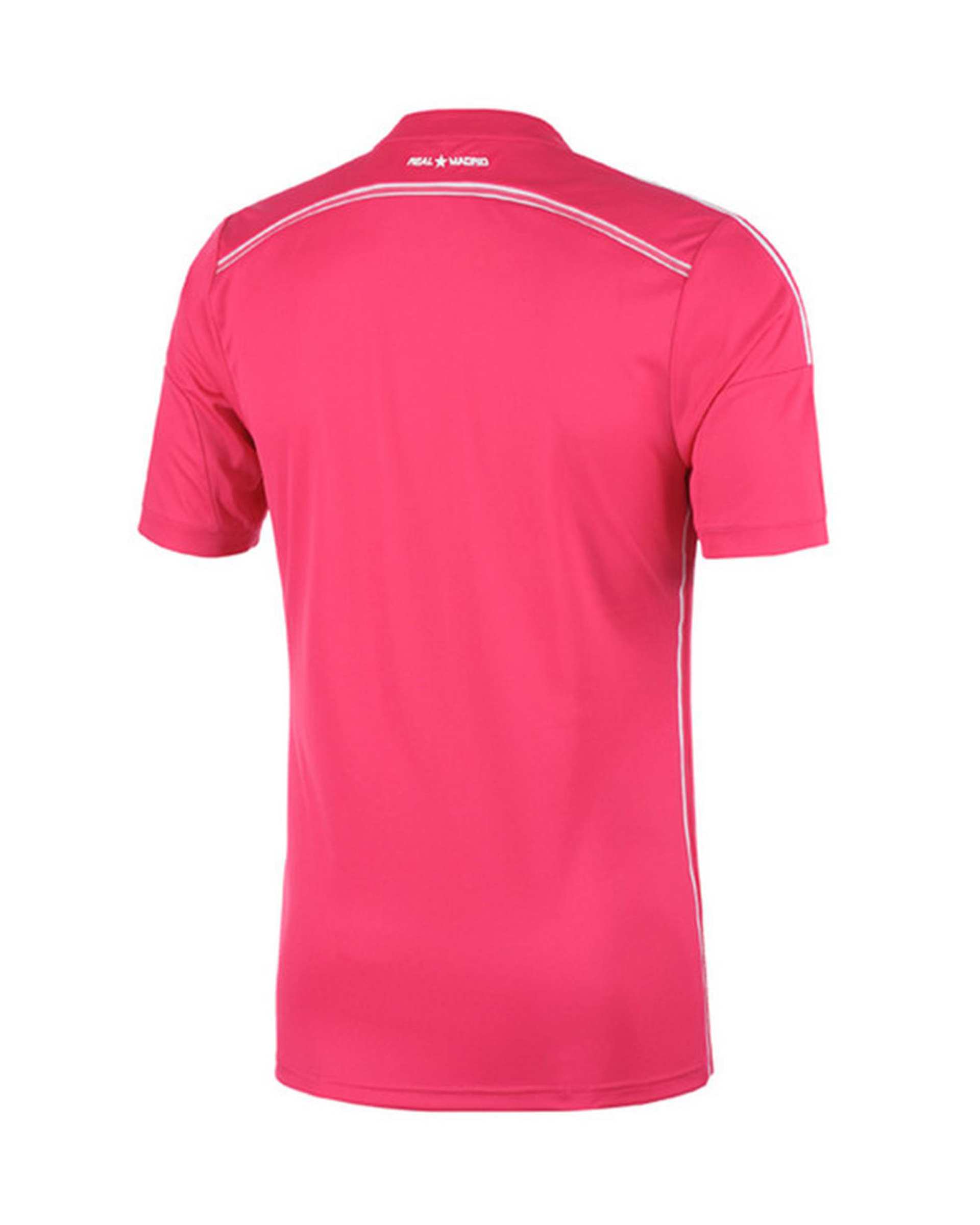 ست تی شرت و شلوارک ورزشی مردانه سرخابی پانیل Panil مدل رئال مادرید کد Away 2015