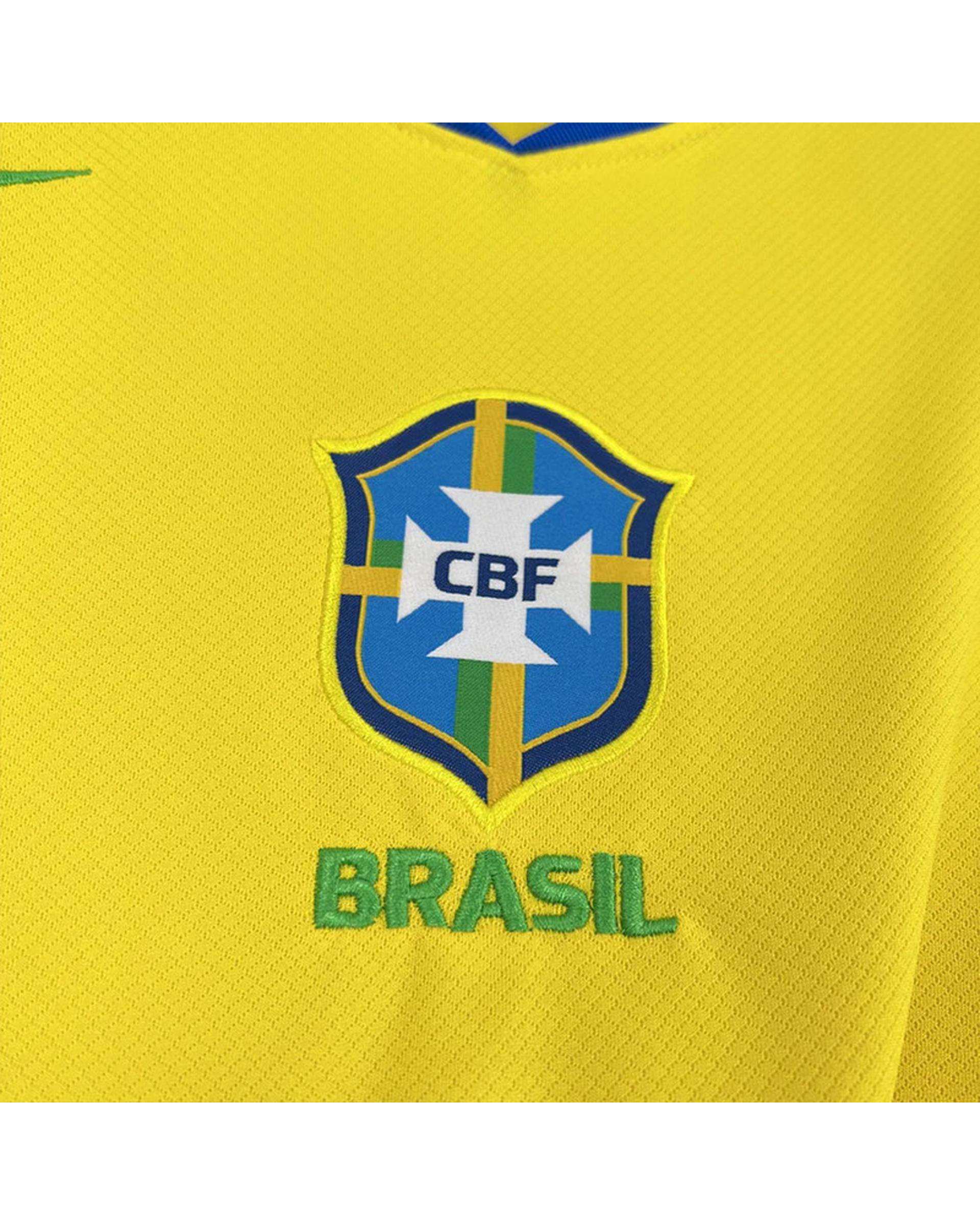 تی شرت ورزشی مردانه زرد پانیل Panil مدل برزیل Home 2026