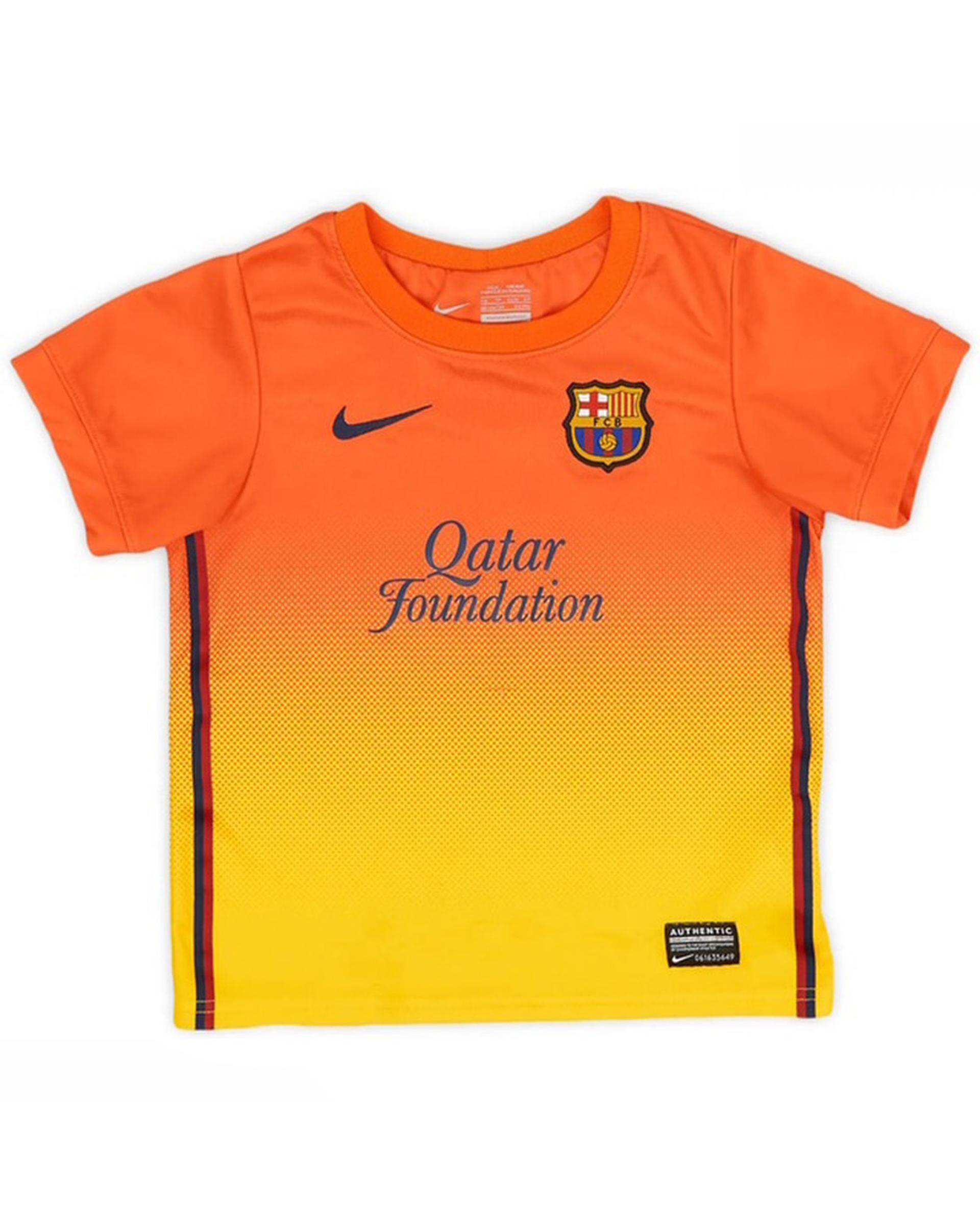 تی شرت ورزشی مردانه نارنجی پانیل Panil مدل بارسلونا کد Away 2013