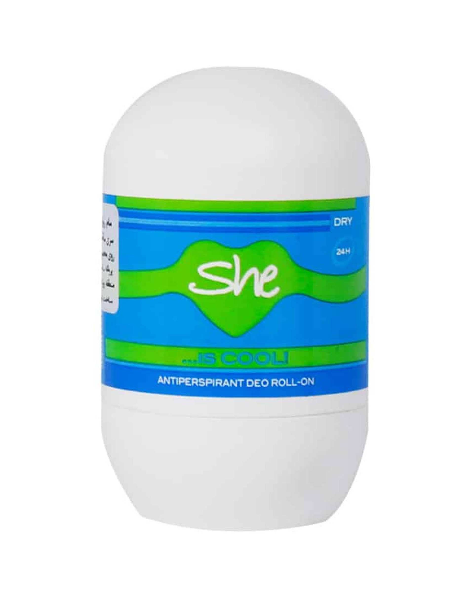 مام رول ضد تعریق زنانه شی She مدل is Cool حجم 40ml