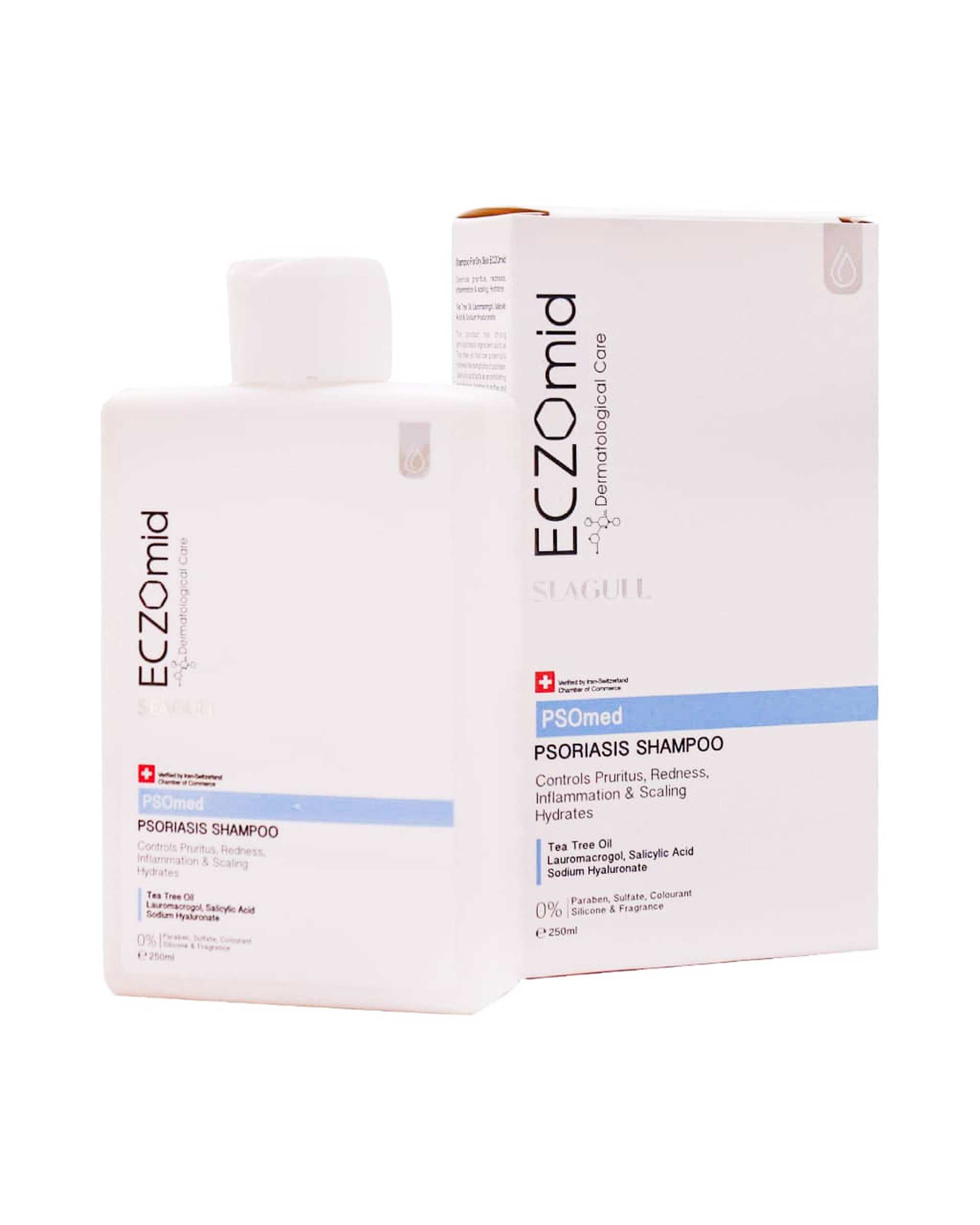 شامپو مناسب پوست سر دارای خشکی اگزومید سی گل Seagull Eczomid حجم 250ml