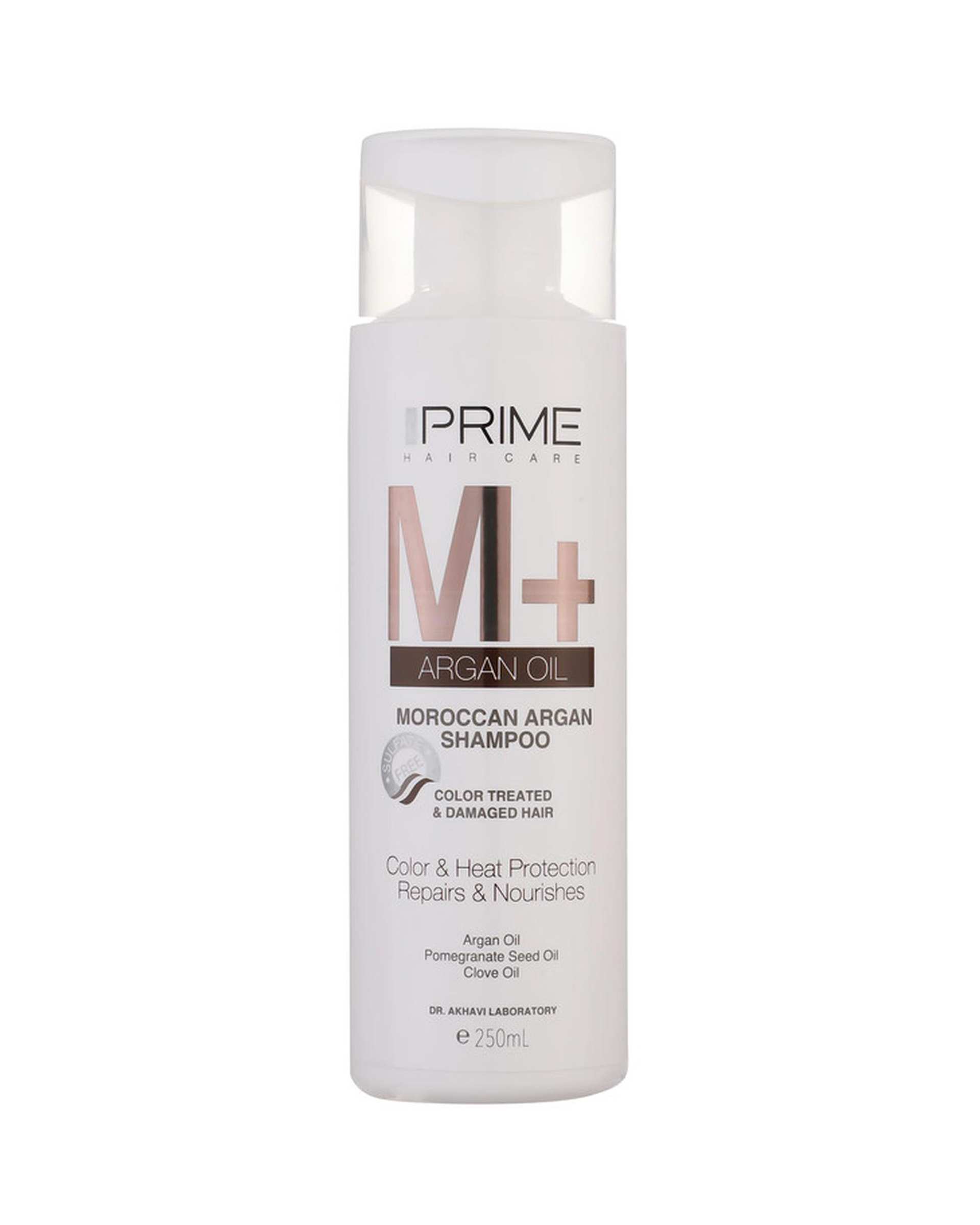 شامپو تقویت کننده مو آرگان پرایم Prime مدل M+ حجم 250ml