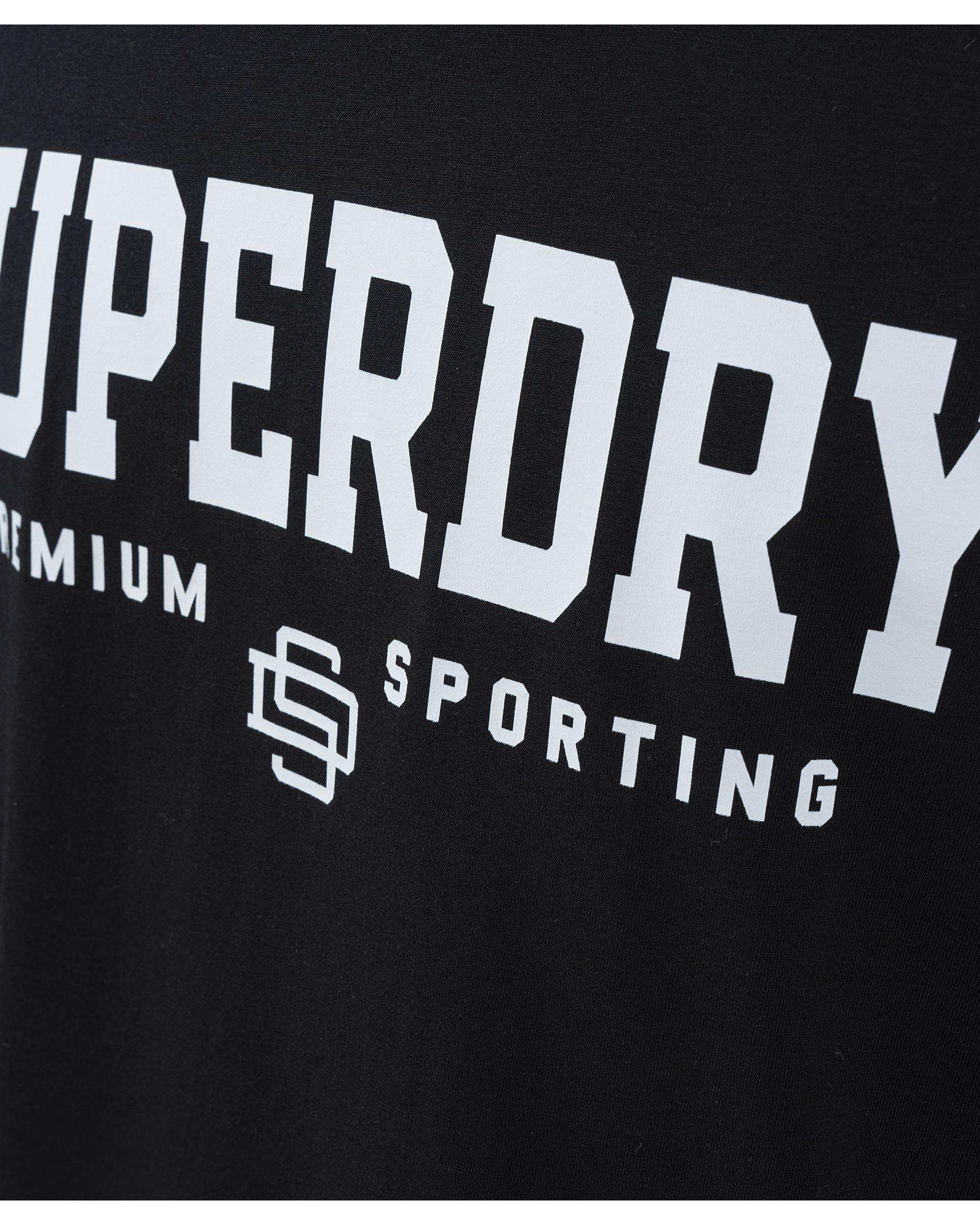 تی شرت مردانه اورسایز مشکی سوپردرای Superdry کد M10S52105N