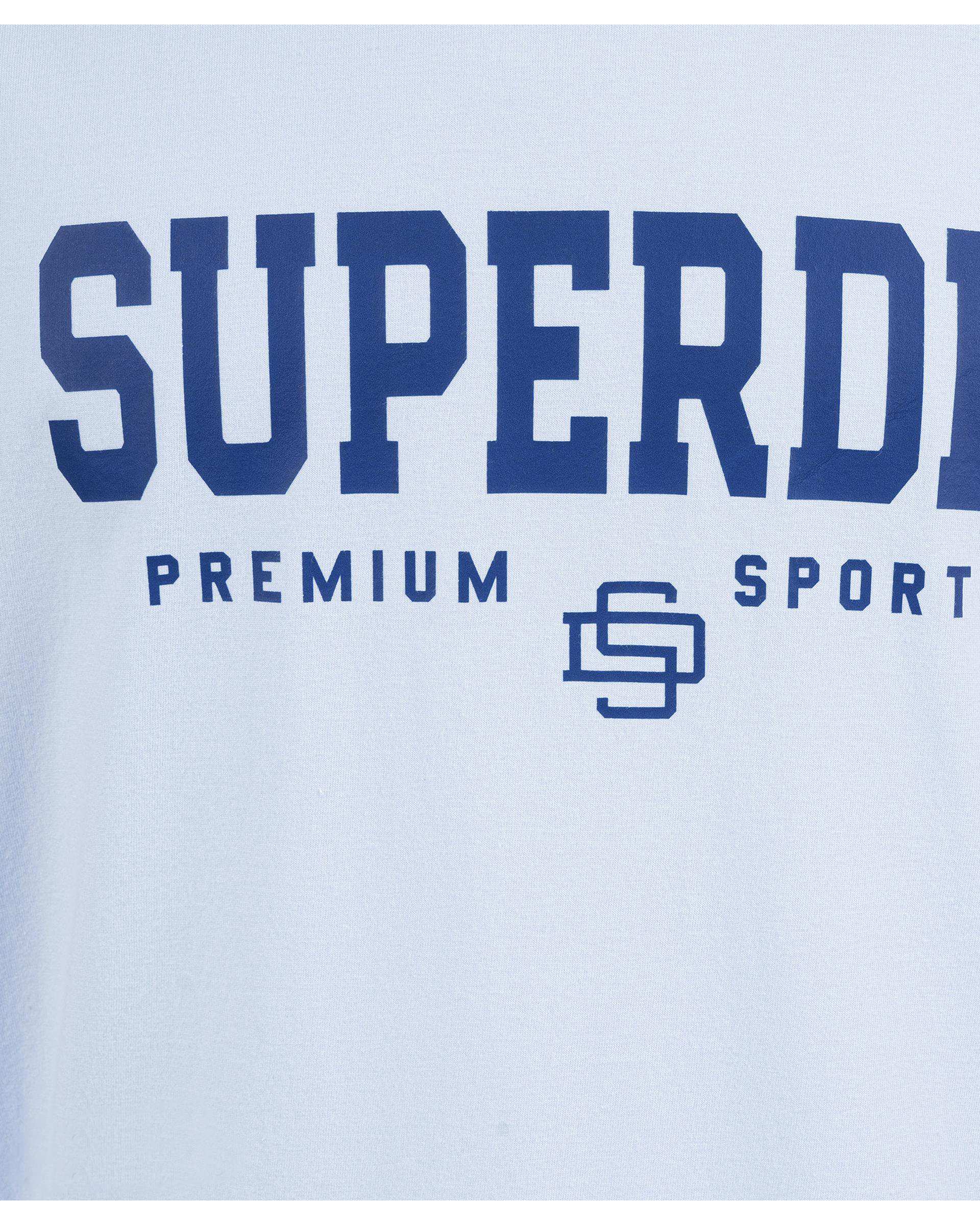 تی شرت مردانه اورسایز آبی روشن سوپردرای Superdry کد M10S52105N