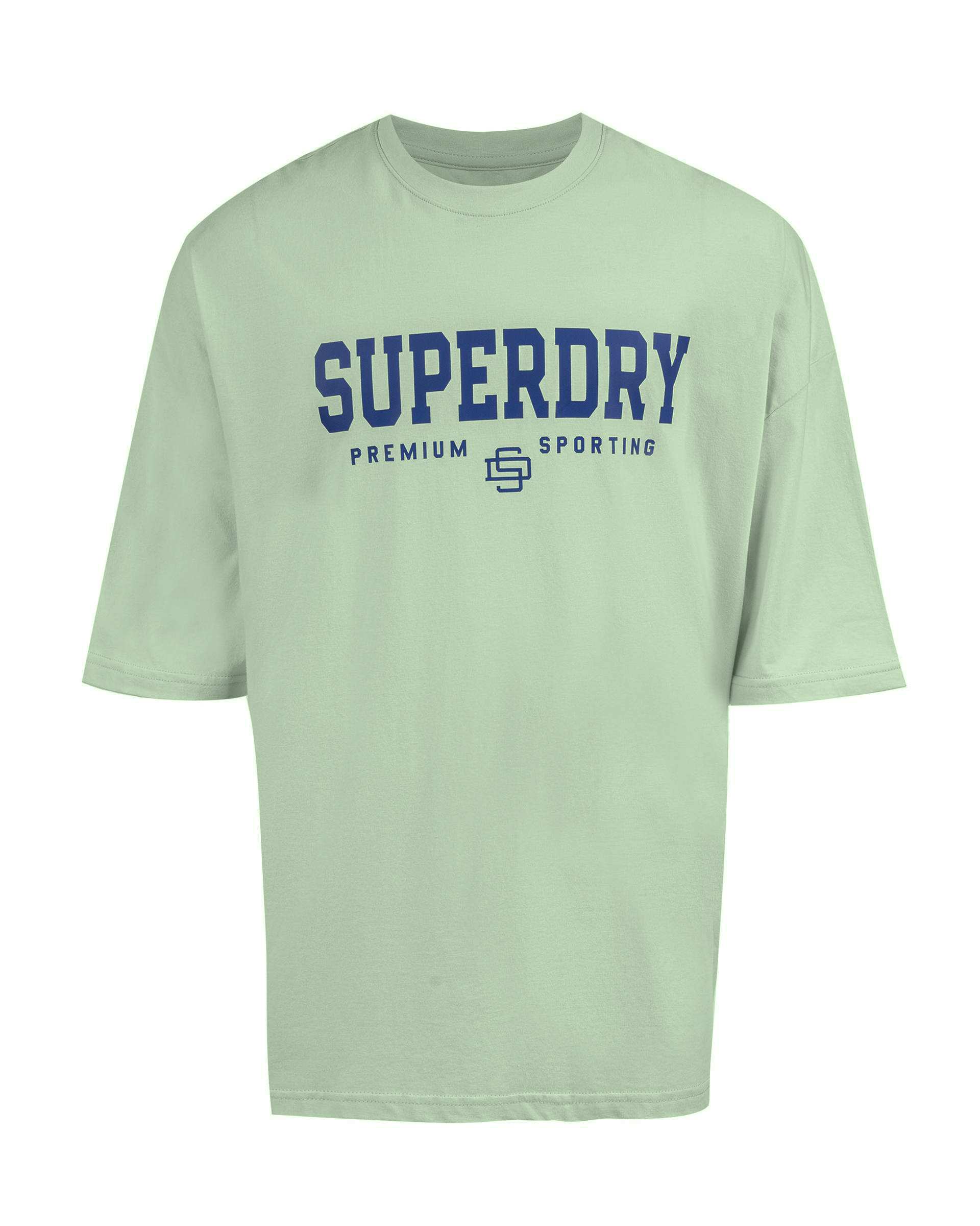 تی شرت مردانه اورسایز سبز سدری سوپردرای Superdry کد M10S52105N
