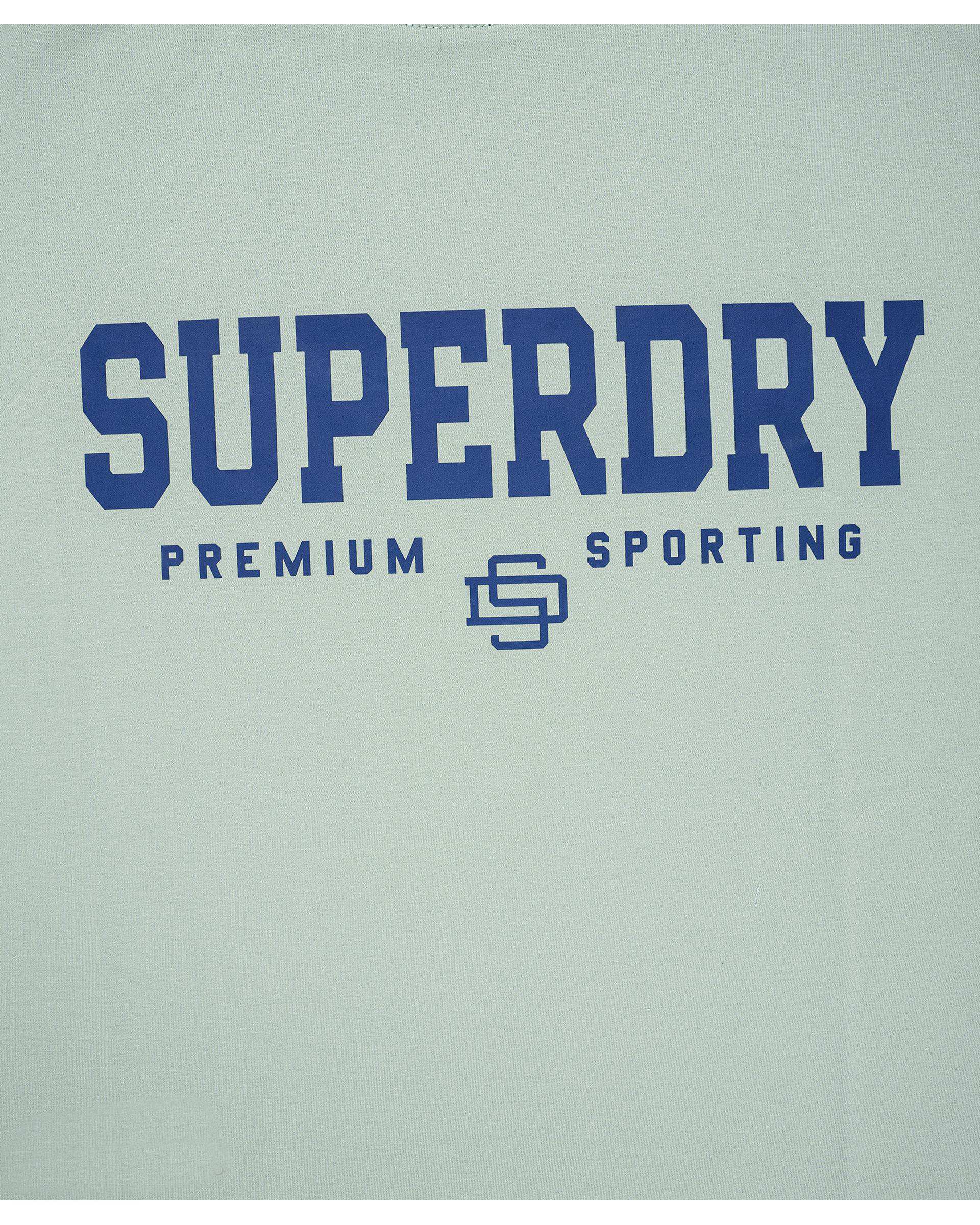 تی شرت مردانه اورسایز سبز سدری سوپردرای Superdry کد M10S52105N