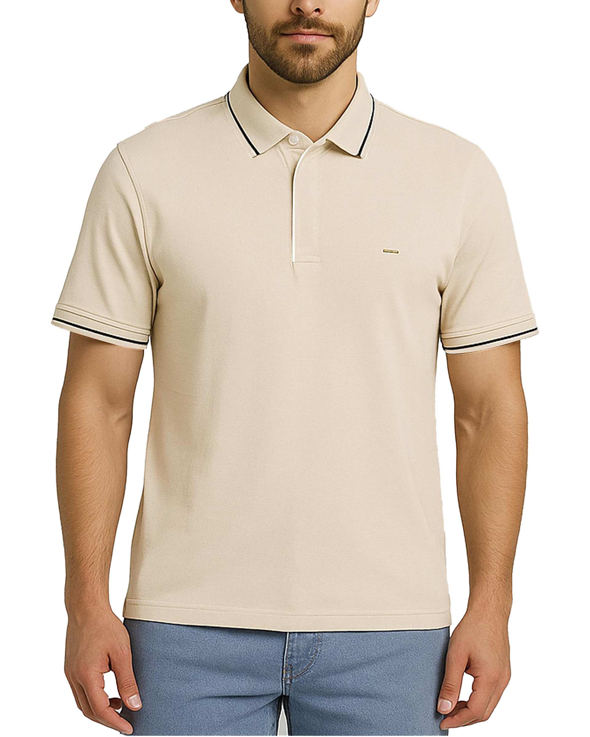 پولوشرت مردانه کرم سوپردرای Superdry کد M11S50301C